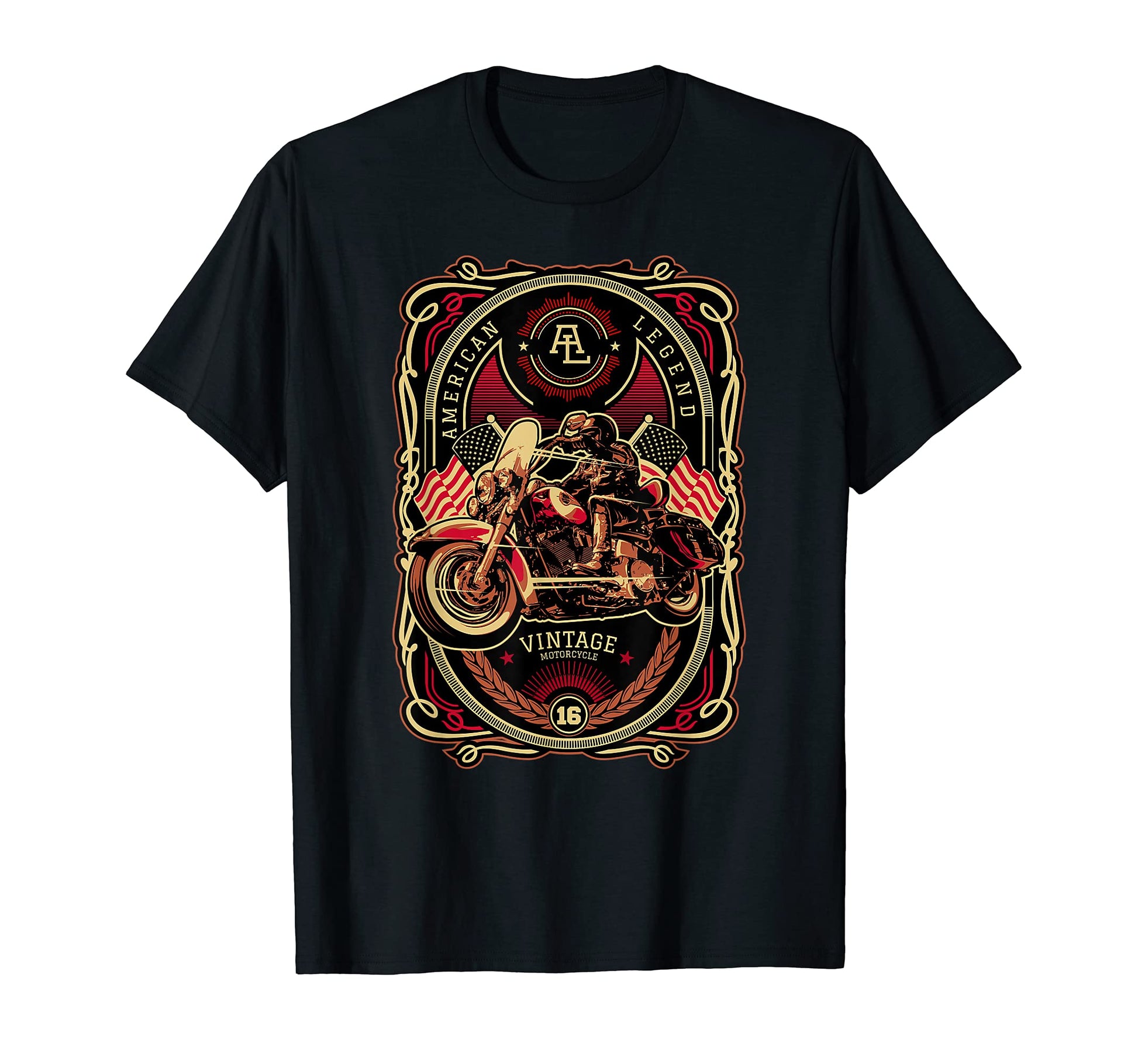 American Legend Motorcycle T-Shirt - Casual Everyday Wear for Adults - T-Shirt, Sweatshirt, Hoodie