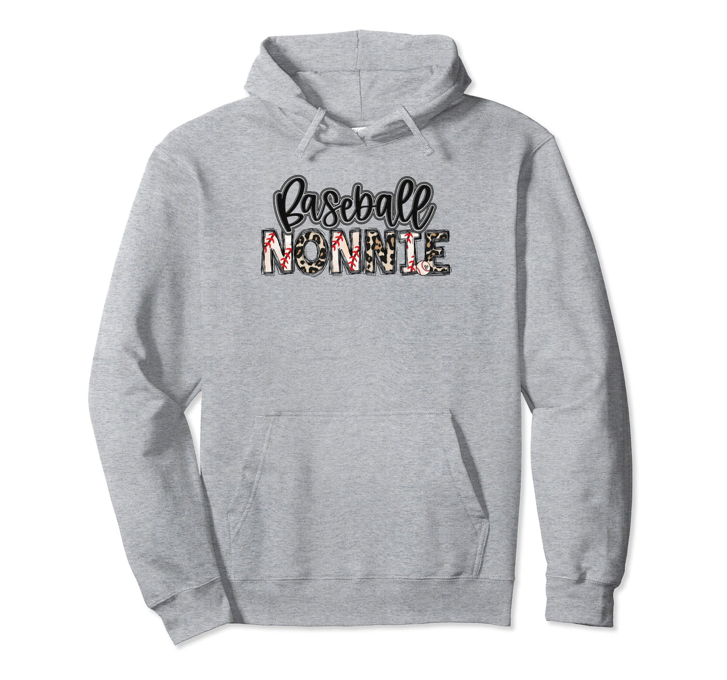 Baseball Nonnie Leopard Proud Family Hoodie - Graphic Print Men Women - T-Shirt, Sweatshirt, Hoodie