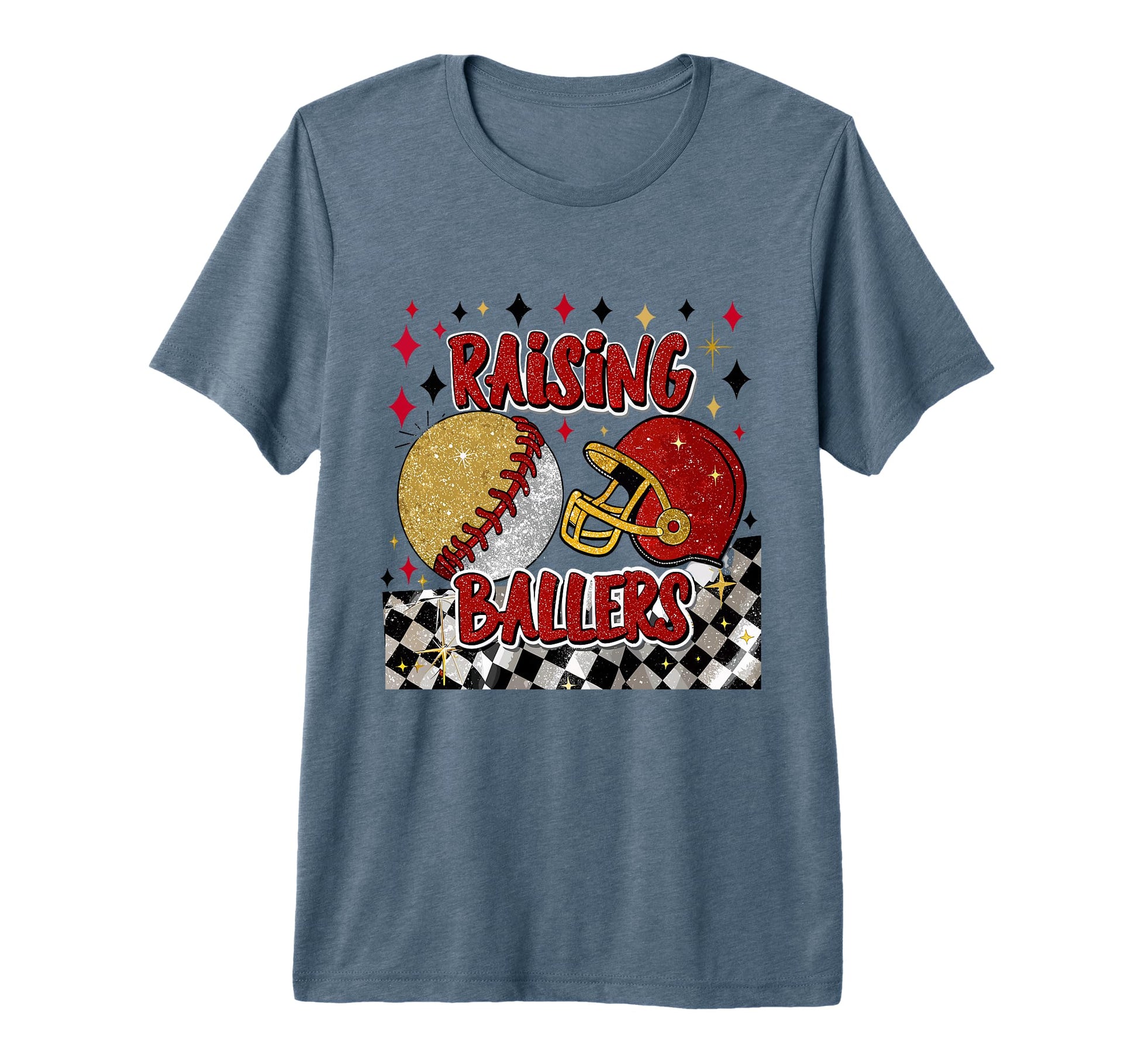 Raising Ballers Softball Baseball T-Shirt - Minimalist Print Unisex - T-Shirt, Sweatshirt, Hoodie