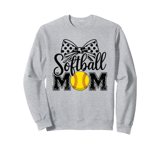 Baseball Coquette Bow Baseball Cheer Sweatshirt - Custom Art Print Unisex - T-Shirt, Sweatshirt, Hoodie