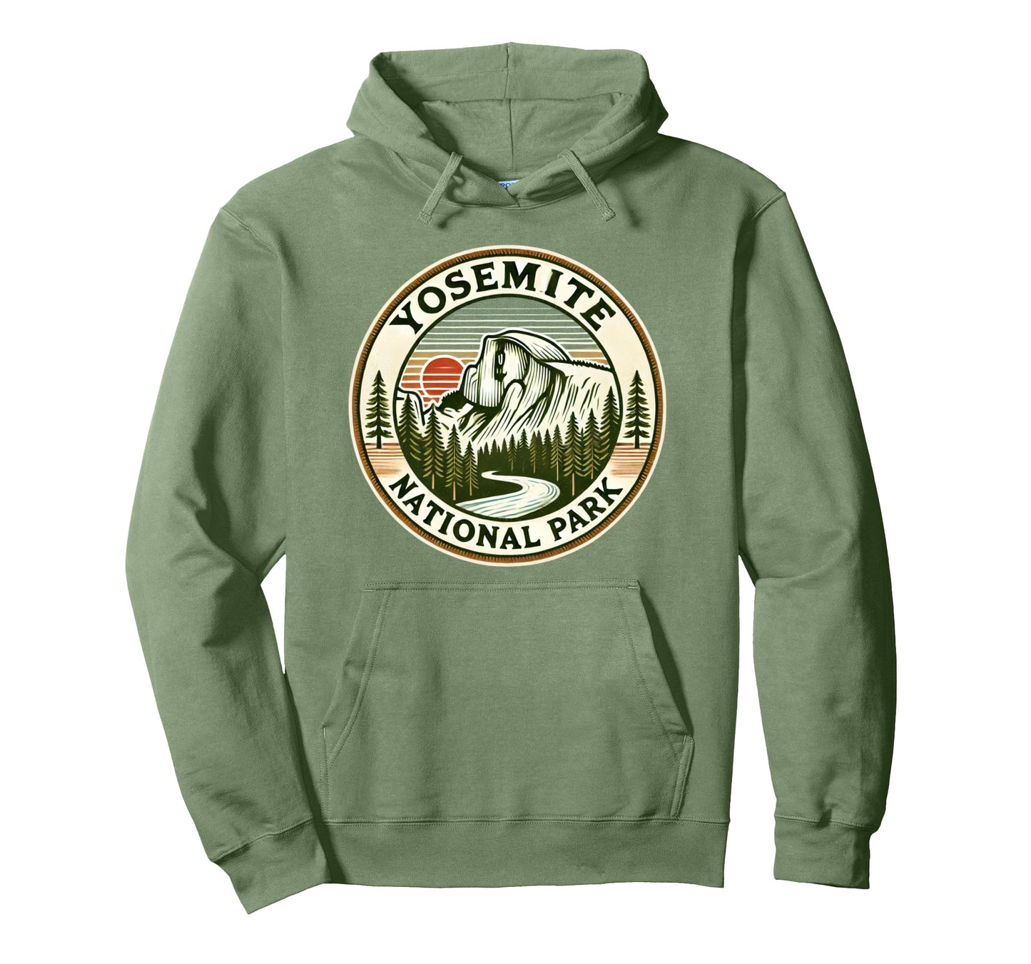 Yosemite National Park Mountain Travel Hoodie - Novelty Apparel Men Women - T-Shirt, Sweatshirt, Hoodie