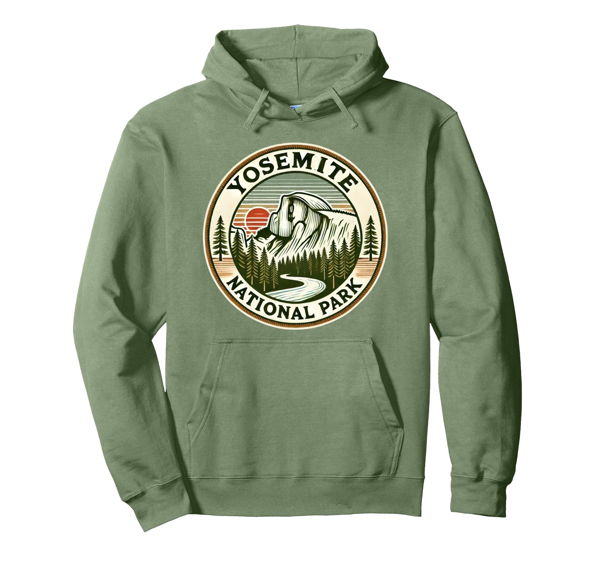 Yosemite National Park Mountain Travel Hoodie - Novelty Apparel Men Women - T-Shirt, Sweatshirt, Hoodie