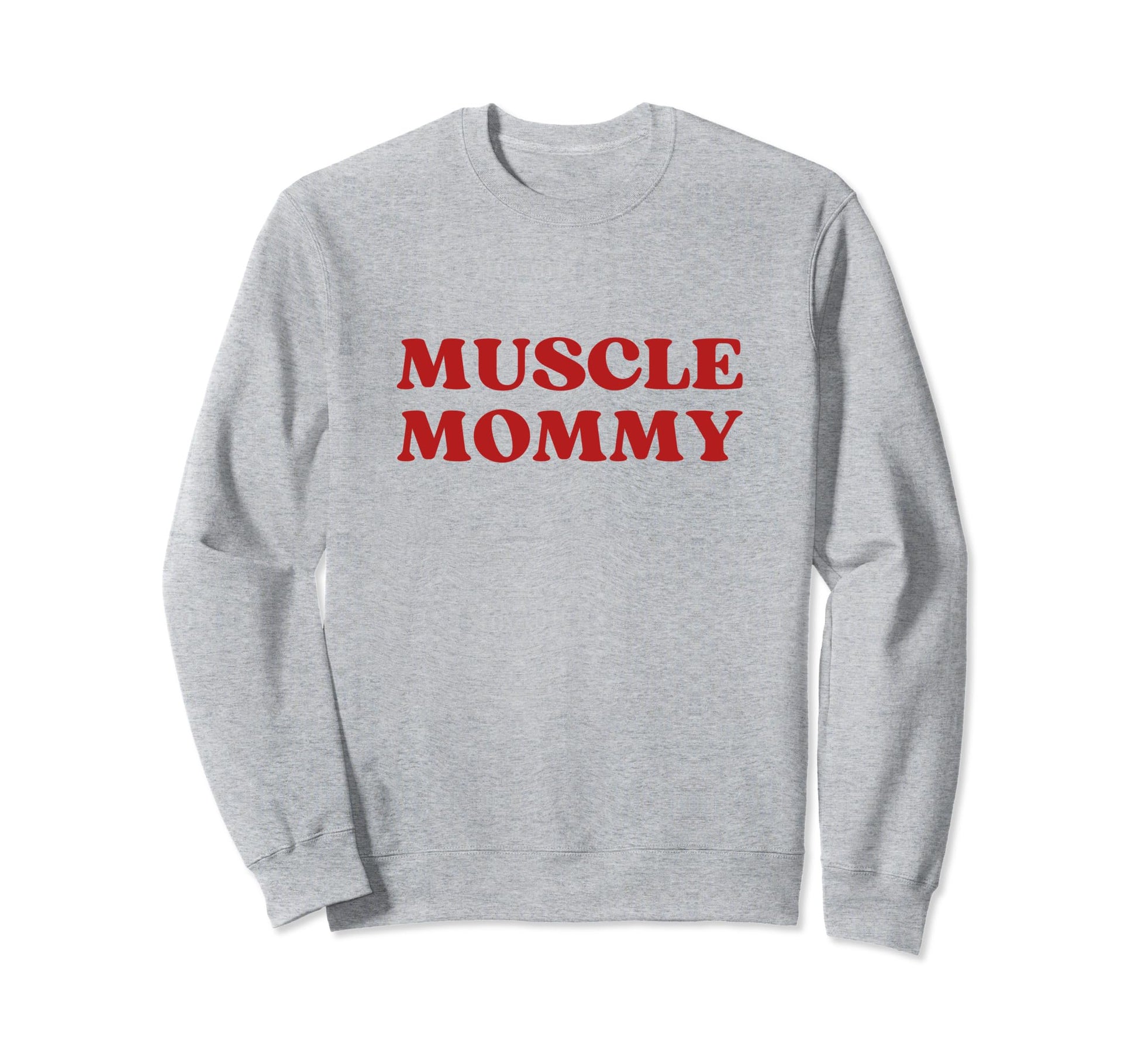 Muscle Mommy Y2K Aesthetic Sweatshirt - Minimalist Print for Adults - T-Shirt, Sweatshirt, Hoodie