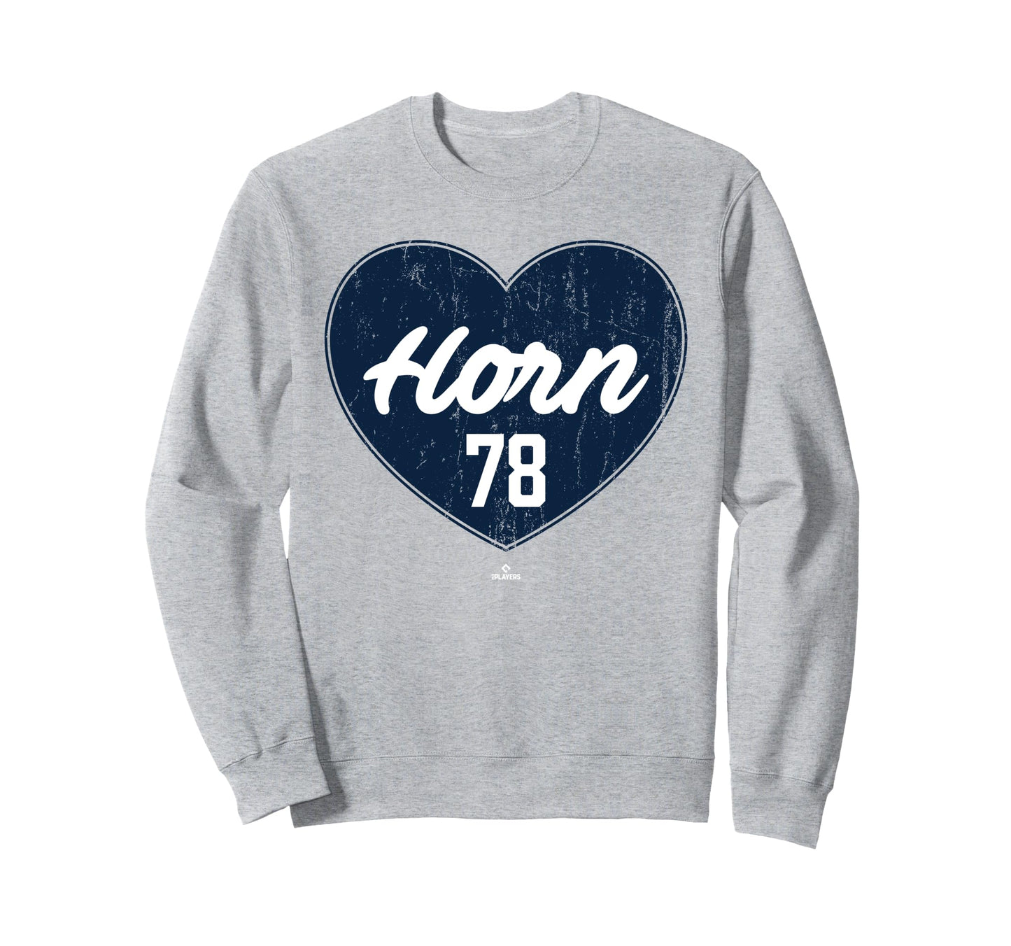 Distressed Heart Bailey Horn Sweatshirt - Streetwear Style for Adults - T-Shirt, Sweatshirt, Hoodie