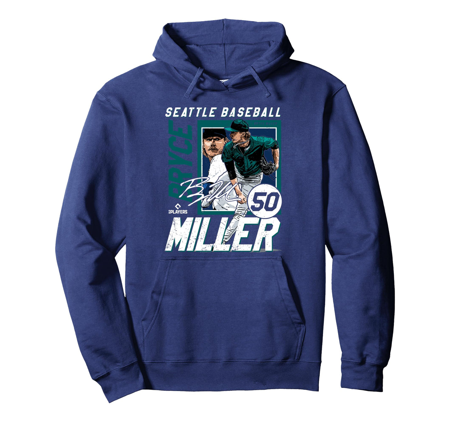 Bryce Miller Seattle Mlb Baseball Player Hoodie - Streetwear Style Unisex - T-Shirt, Sweatshirt, Hoodie