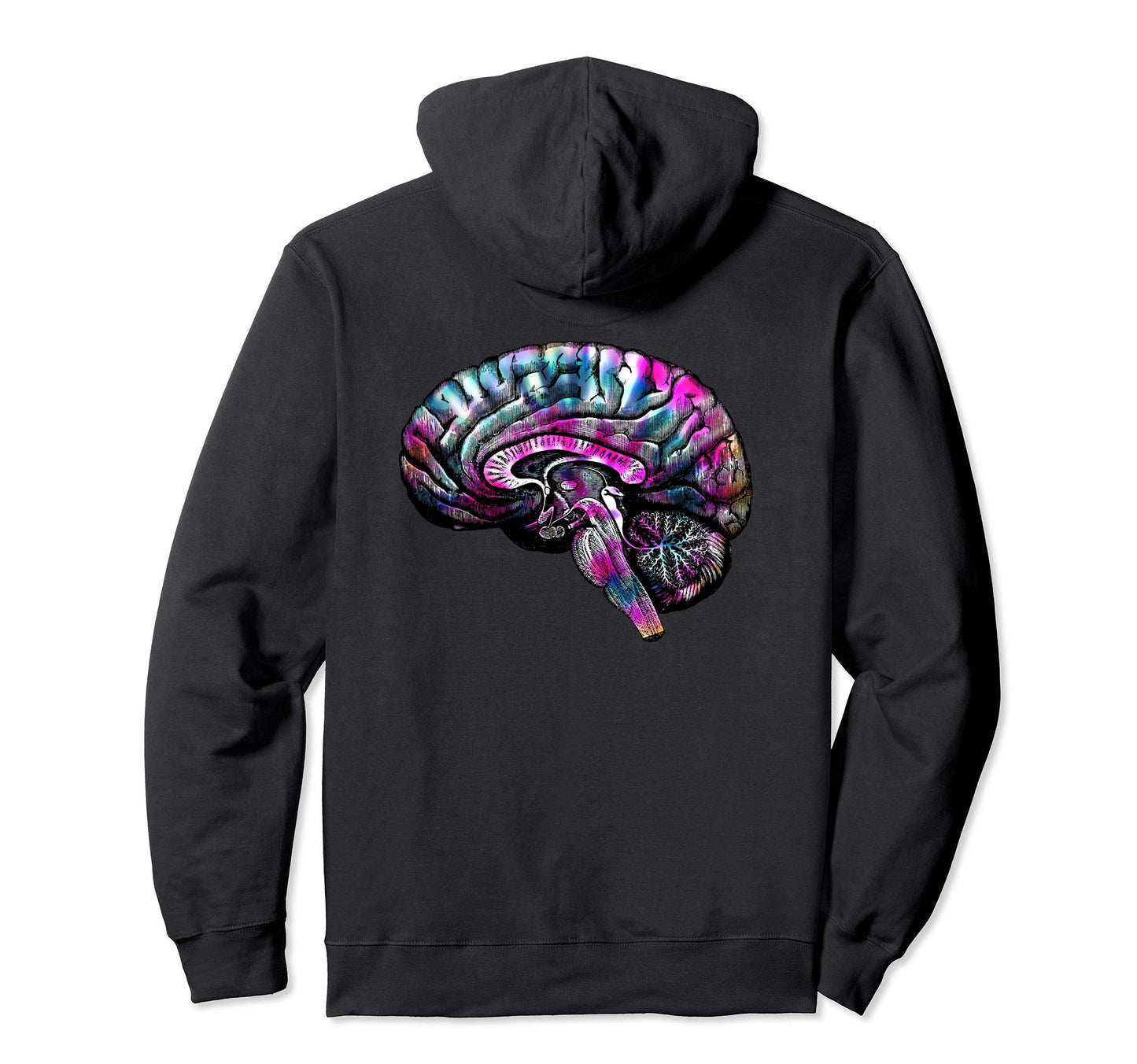 Psychedelic Art Creative Tie Dye Hoodie - Minimalist Print for Adults - T-Shirt, Sweatshirt, Hoodie