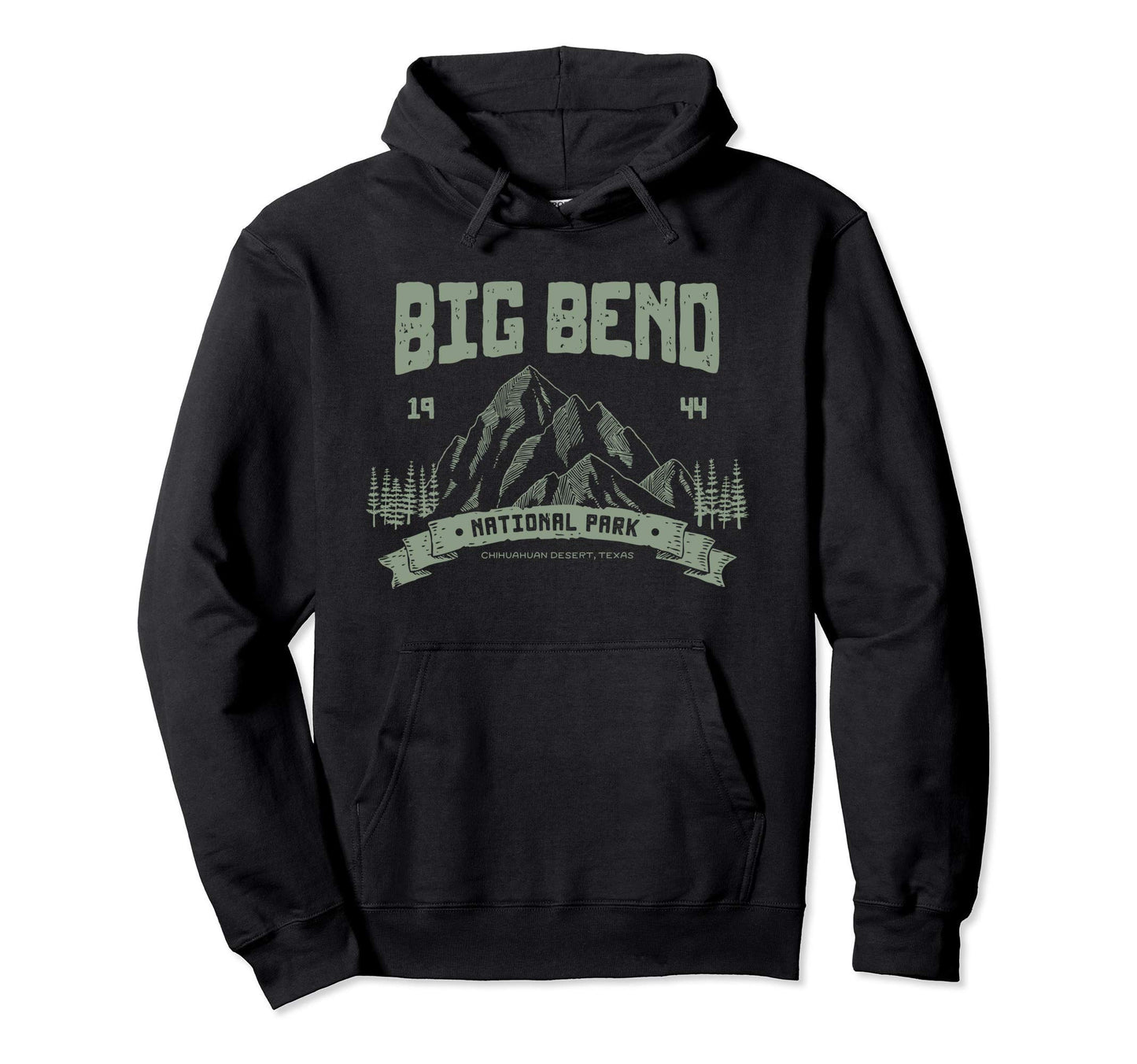 Big Bend National Park Outdoor Hoodie - Unique Graphic Unisex - T-Shirt, Sweatshirt, Hoodie