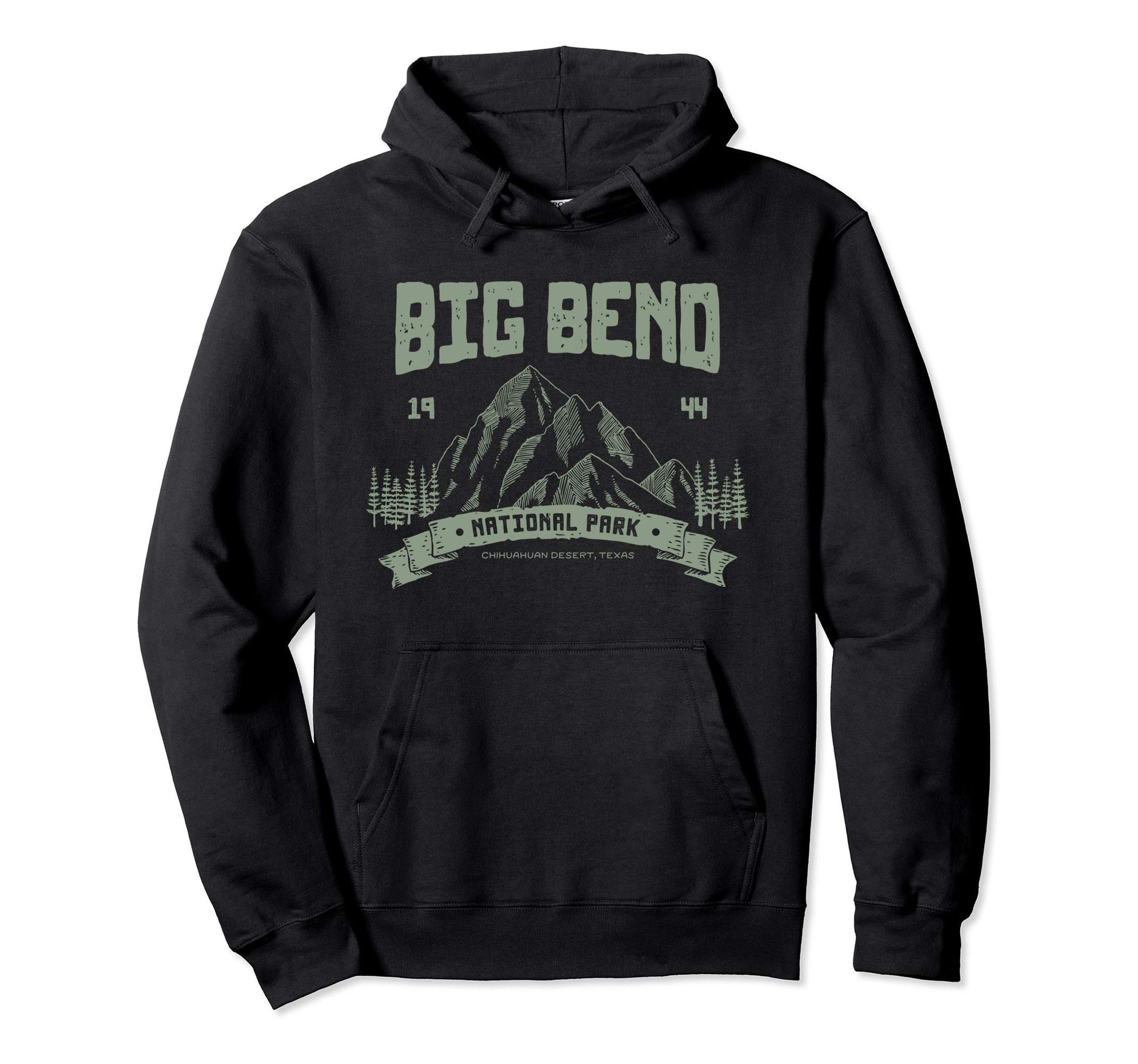 Big Bend National Park Outdoor Hoodie - Unique Graphic Unisex - T-Shirt, Sweatshirt, Hoodie