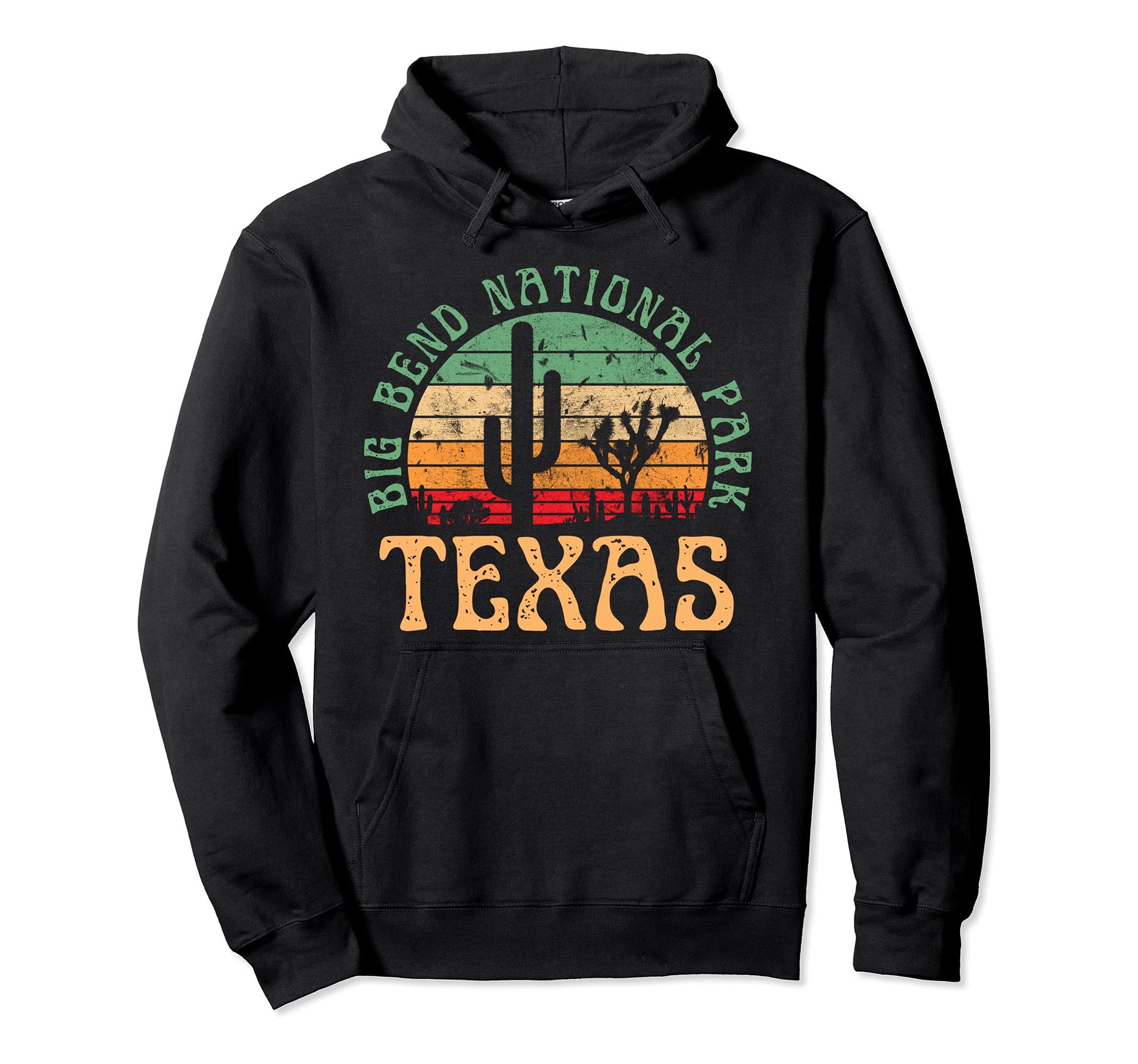 Big Bend National Park Texas Desert Hoodie - Fun Novelty Design Men Women - T-Shirt, Sweatshirt, Hoodie