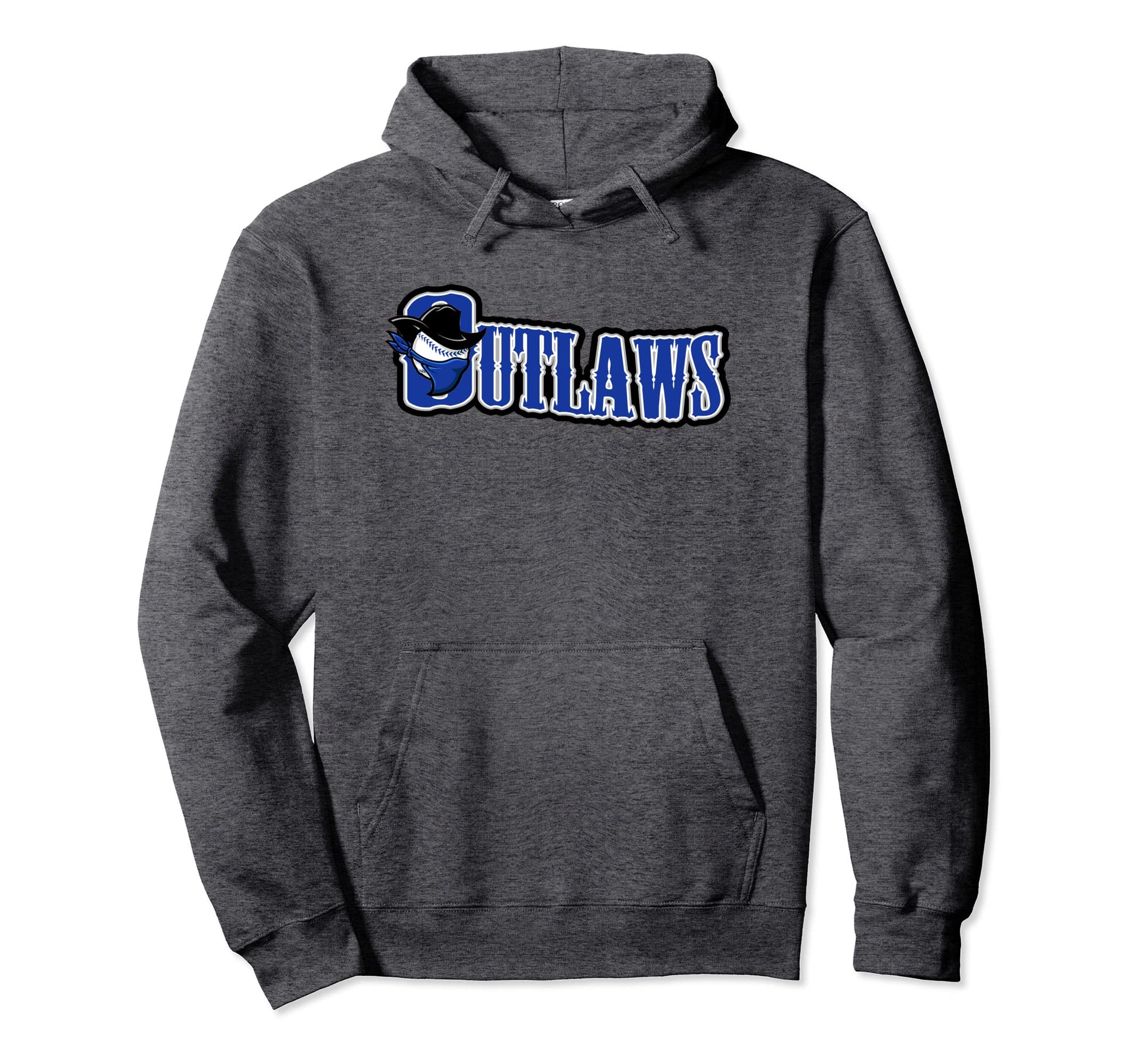 Outlaws Baseball Hoodie - Unique Graphic for Adults - T-Shirt, Sweatshirt, Hoodie