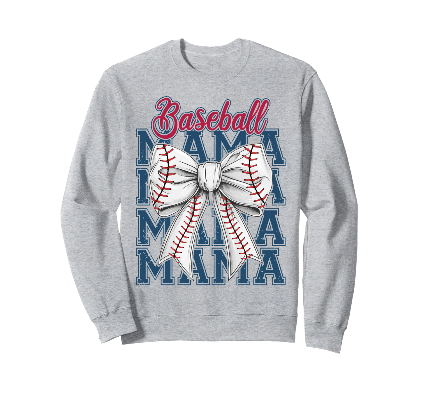 Baseball Coquette Mama Coquette Sweatshirt - Custom Art Print for Adults - T-Shirt, Sweatshirt, Hoodie