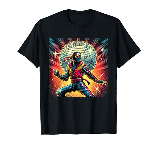 Aesthetic Ninja Disco Ball T-Shirt - Custom Art Print Men Women - T-Shirt, Sweatshirt, Hoodie