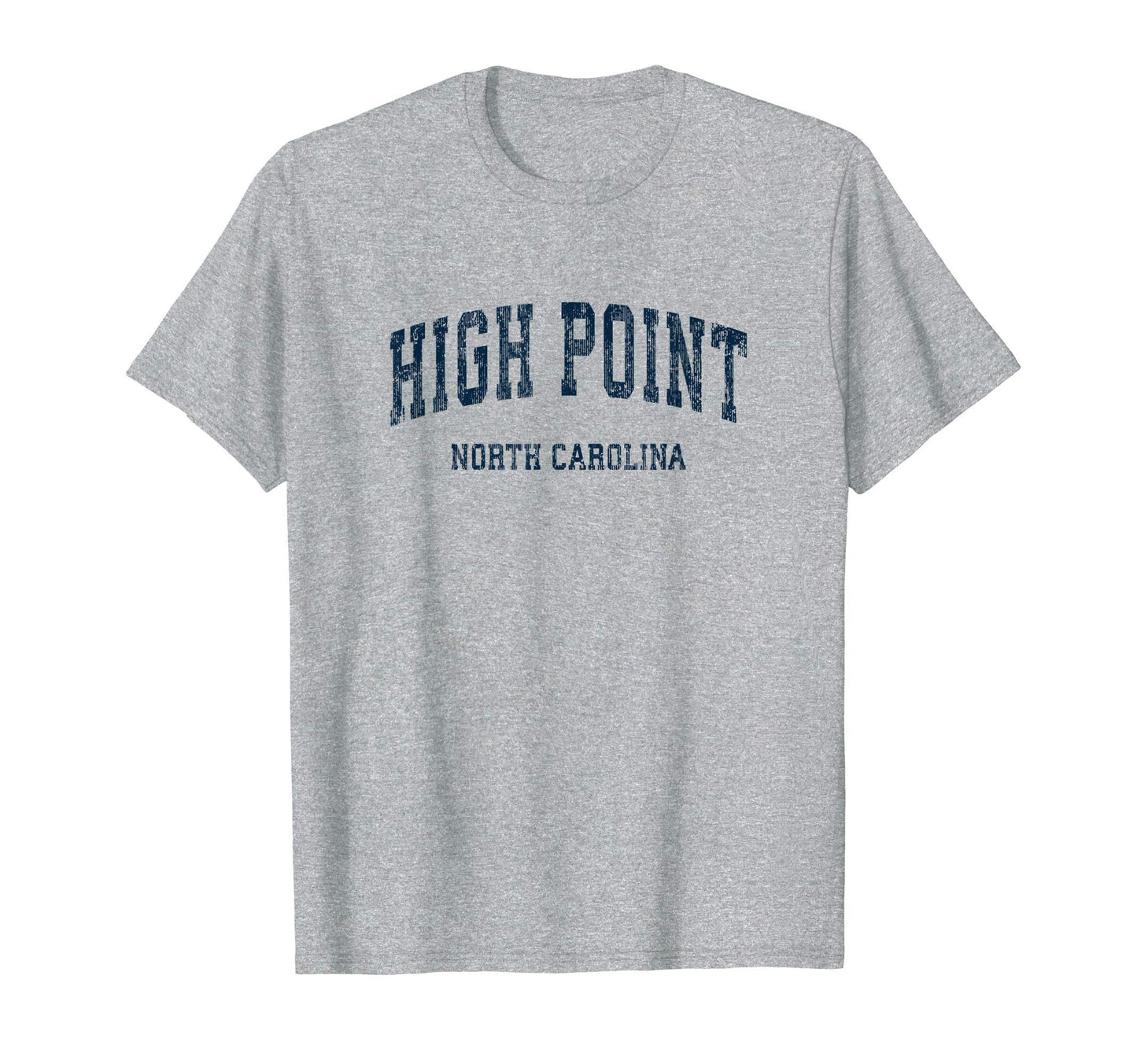 High Point North Carolina Nc Varsity T-Shirt - Minimalist Print Men Women - T-Shirt, Sweatshirt, Hoodie