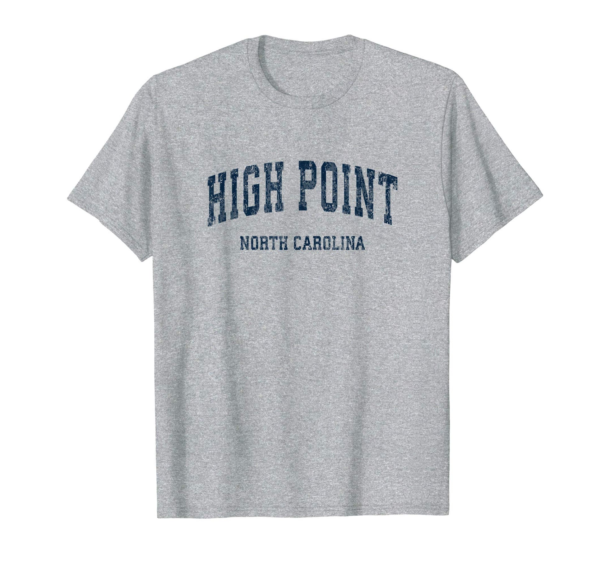 High Point North Carolina Nc Varsity T-Shirt - Minimalist Print Men Women - T-Shirt, Sweatshirt, Hoodie