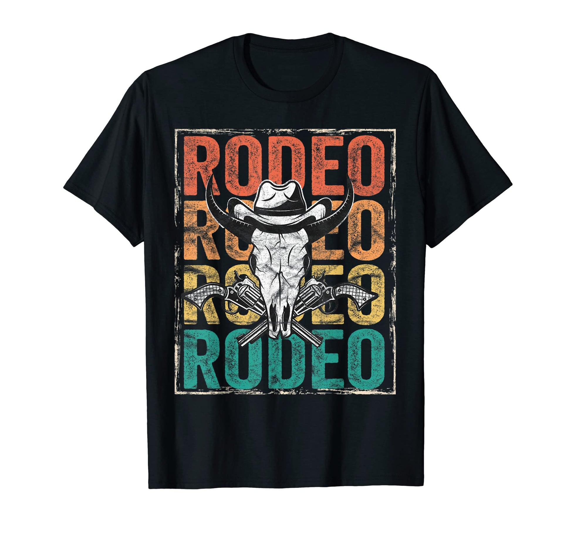 Barn Dance Rodeo Distressed Western T-Shirt - Aesthetic Graphic Unisex - T-Shirt, Sweatshirt, Hoodie