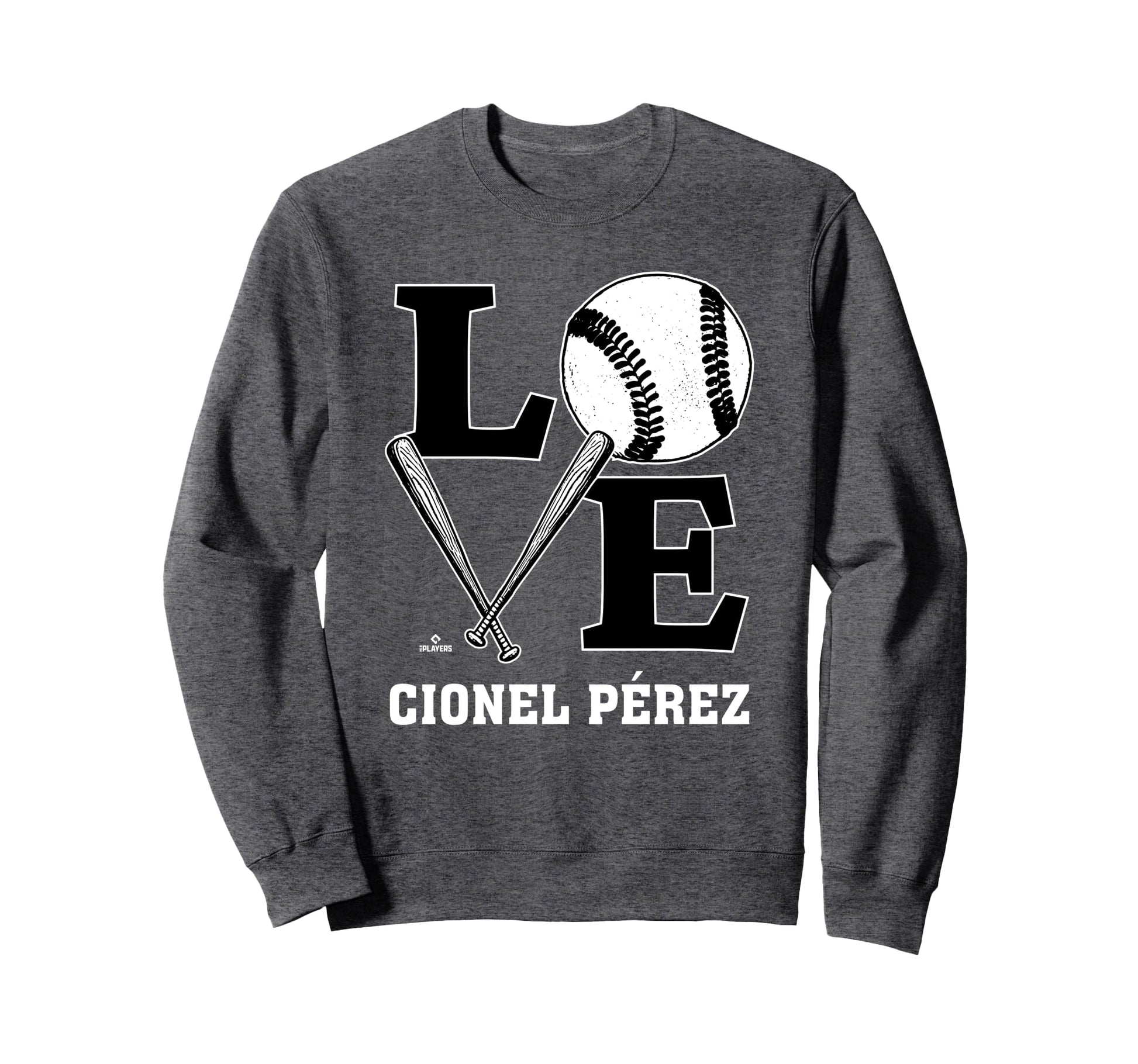 Distressed Baseball Love Cionel P Sweatshirt - Trendy Graphic for Adults - T-Shirt, Sweatshirt, Hoodie