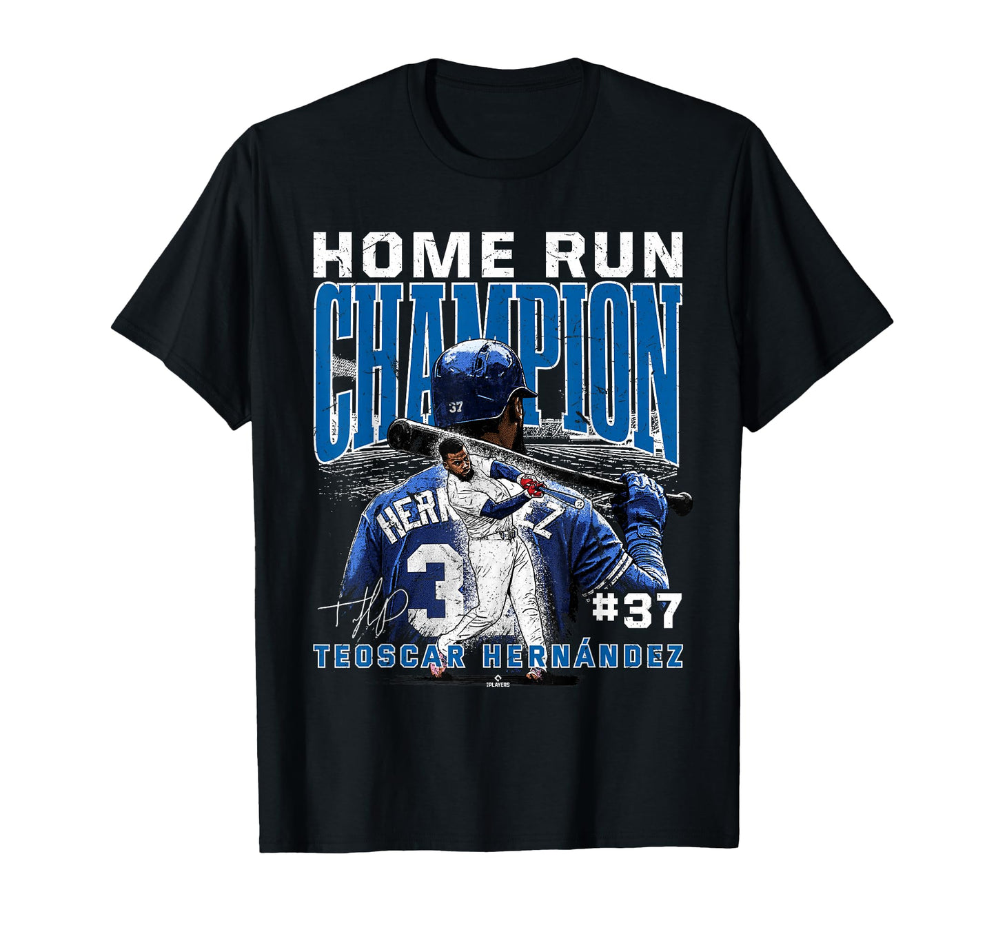 Home Run Champion Teoscar Hernandez Los T-Shirt - Aesthetic Graphic Unisex - T-Shirt, Sweatshirt, Hoodie