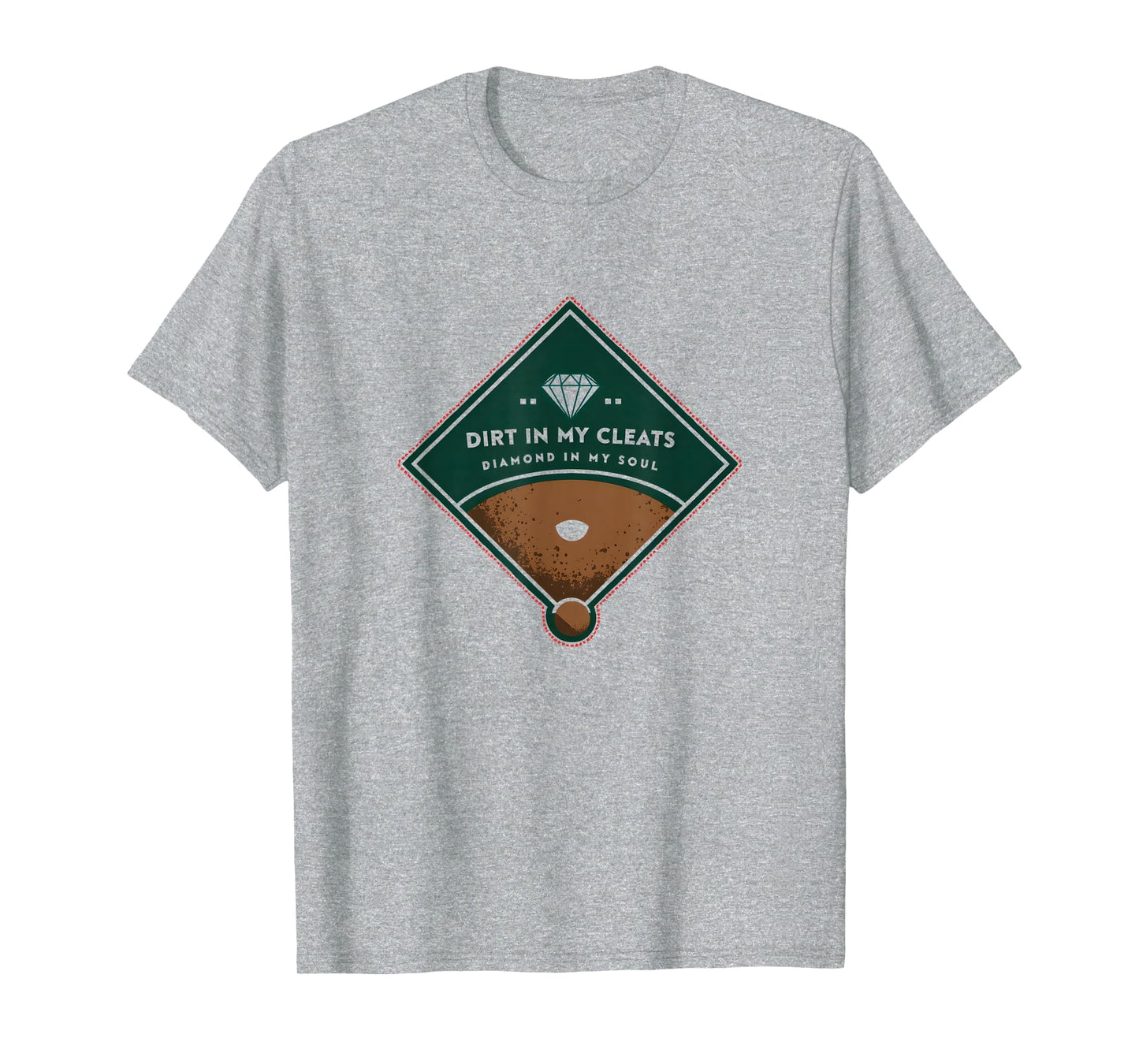 Baseball Dirt My Cleats Diamond My T-Shirt - Fun Novelty Design Men Women - T-Shirt, Sweatshirt, Hoodie