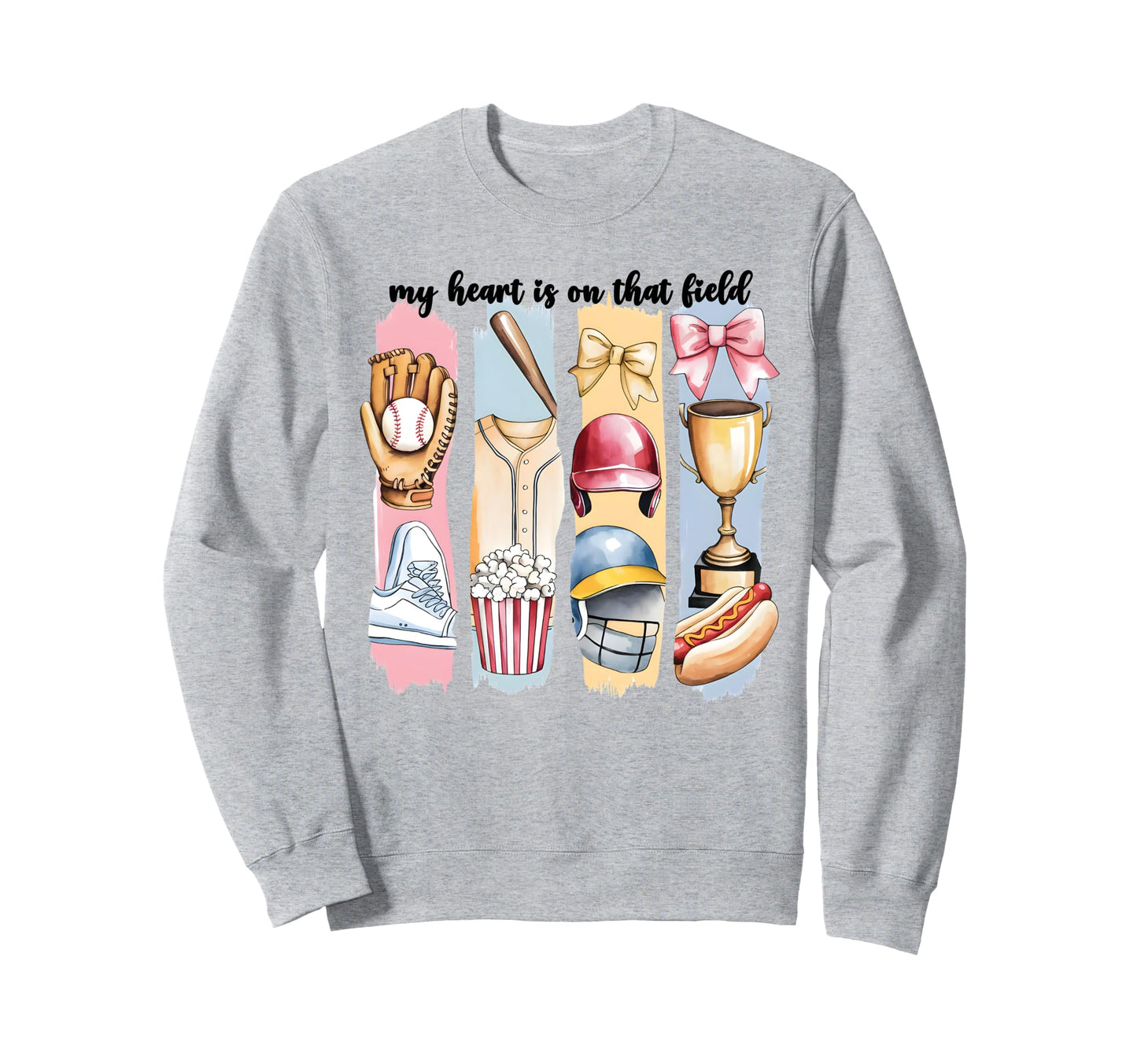 My Heart Is That Field Sweatshirt - Streetwear Style for Adults - T-Shirt, Sweatshirt, Hoodie