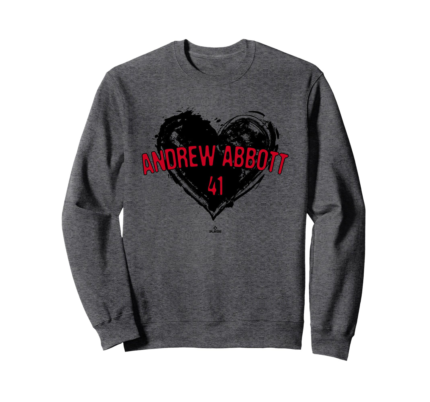 Distressed Heart Andrew Abbott Sweatshirt - Custom Art Print for Adults - T-Shirt, Sweatshirt, Hoodie