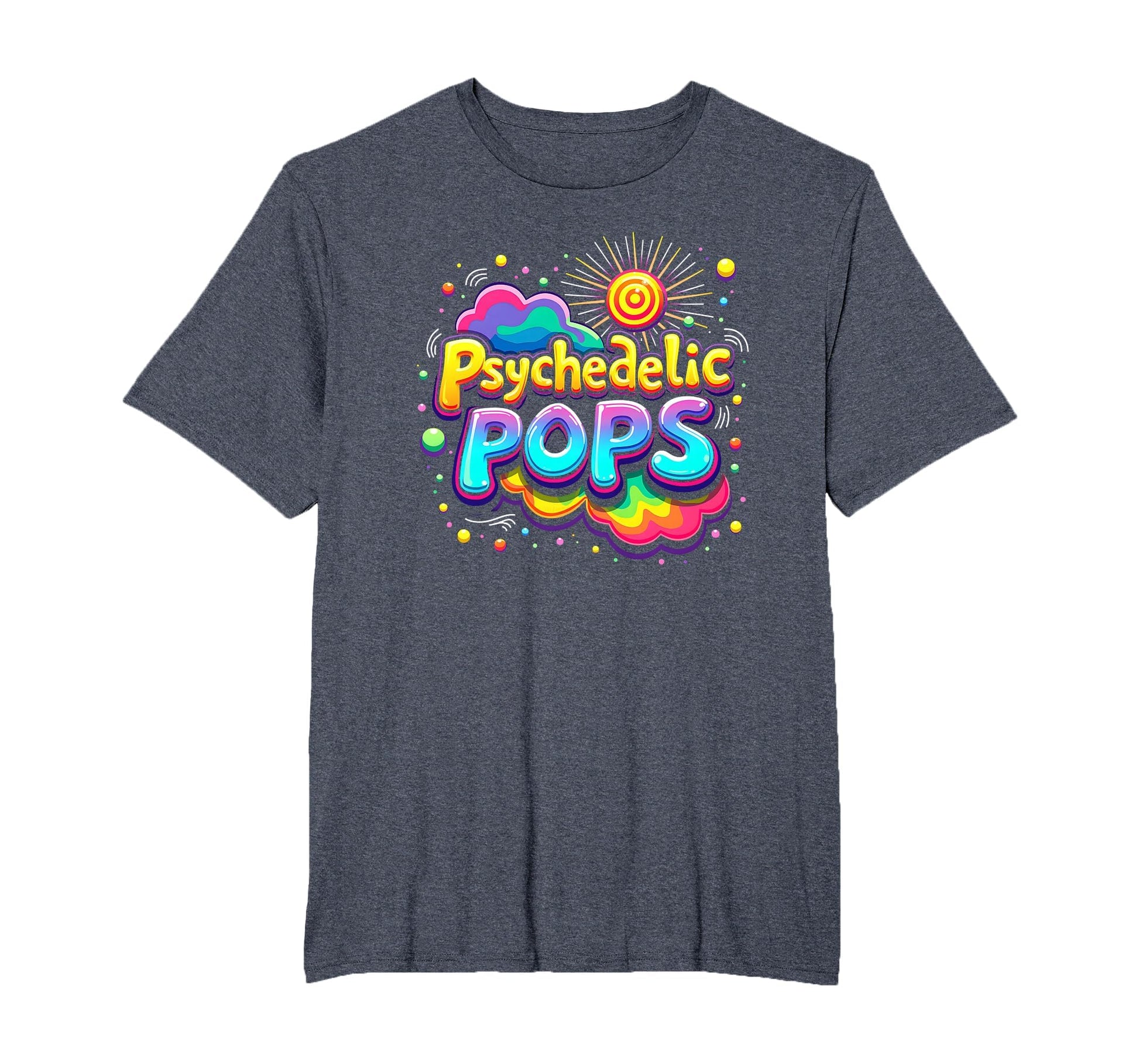 Groovy Dad Psychedelic Pops 60S T-Shirt - Novelty Apparel for Adults - T-Shirt, Sweatshirt, Hoodie