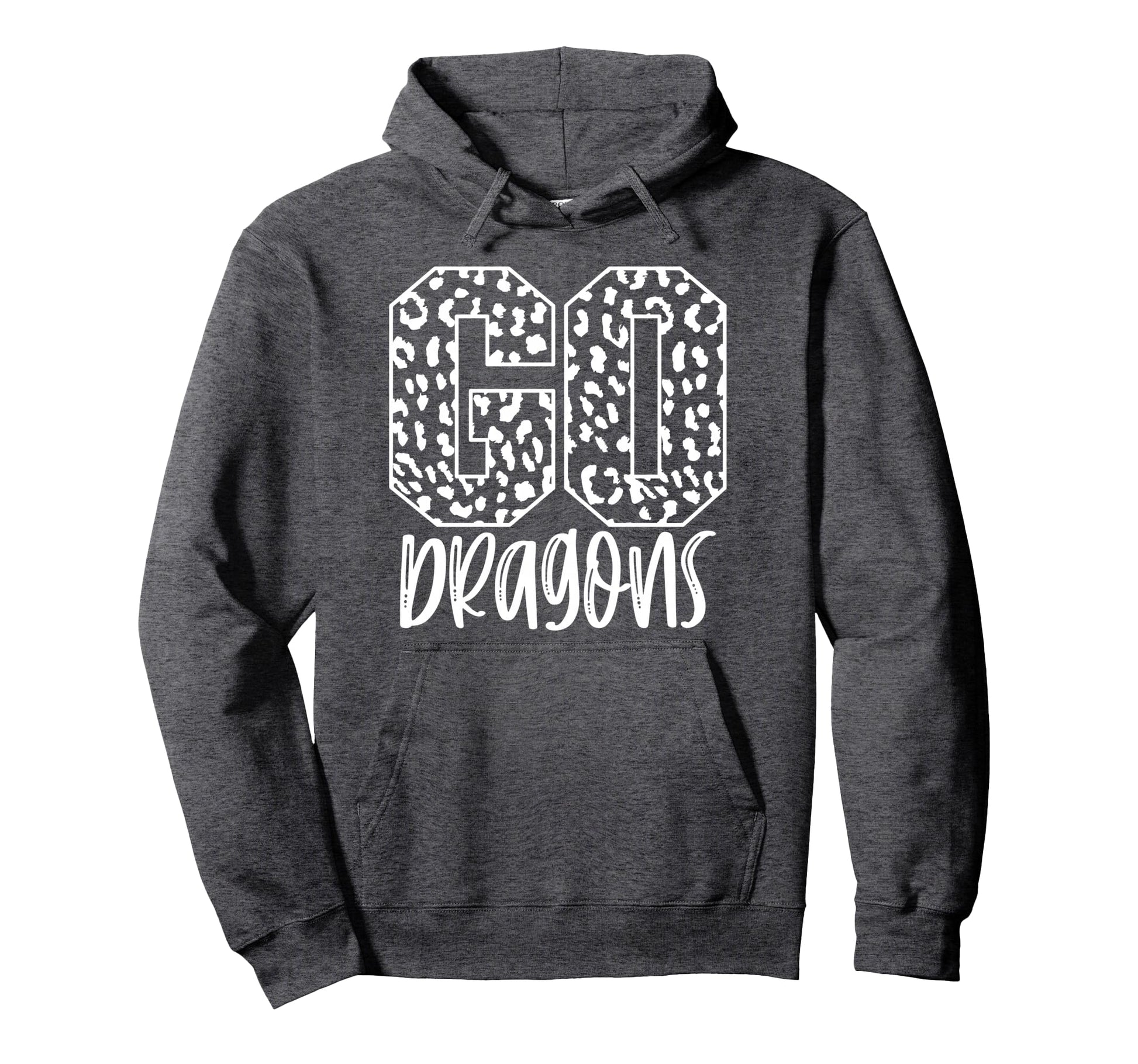 Dragons Team Mascot School Spirit Game Hoodie - Minimalist Print Men Women - T-Shirt, Sweatshirt, Hoodie