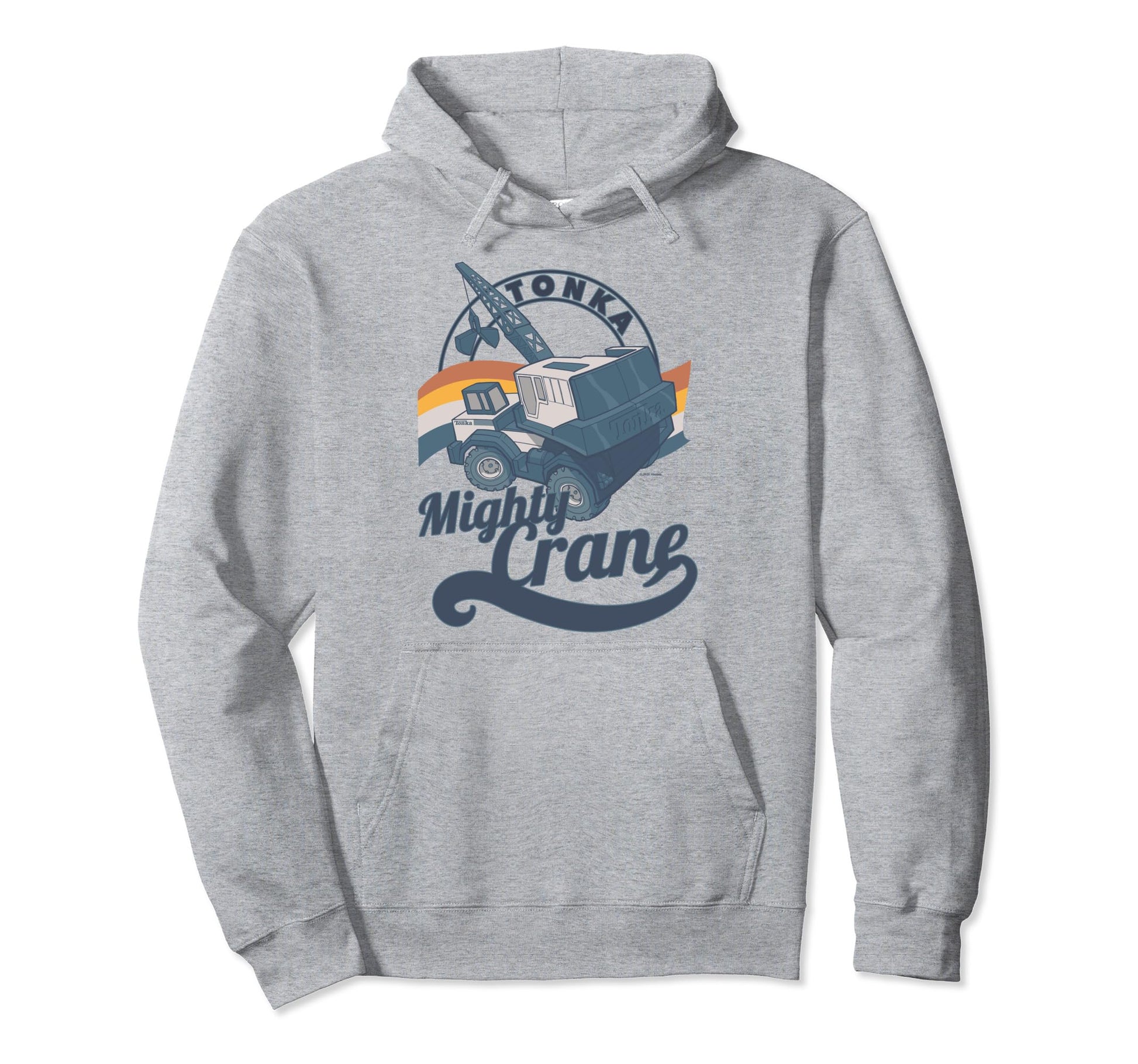 Tonka Mighty Crane Stripe Logo Hoodie - Custom Art Print Unisex - T-Shirt, Sweatshirt, Hoodie