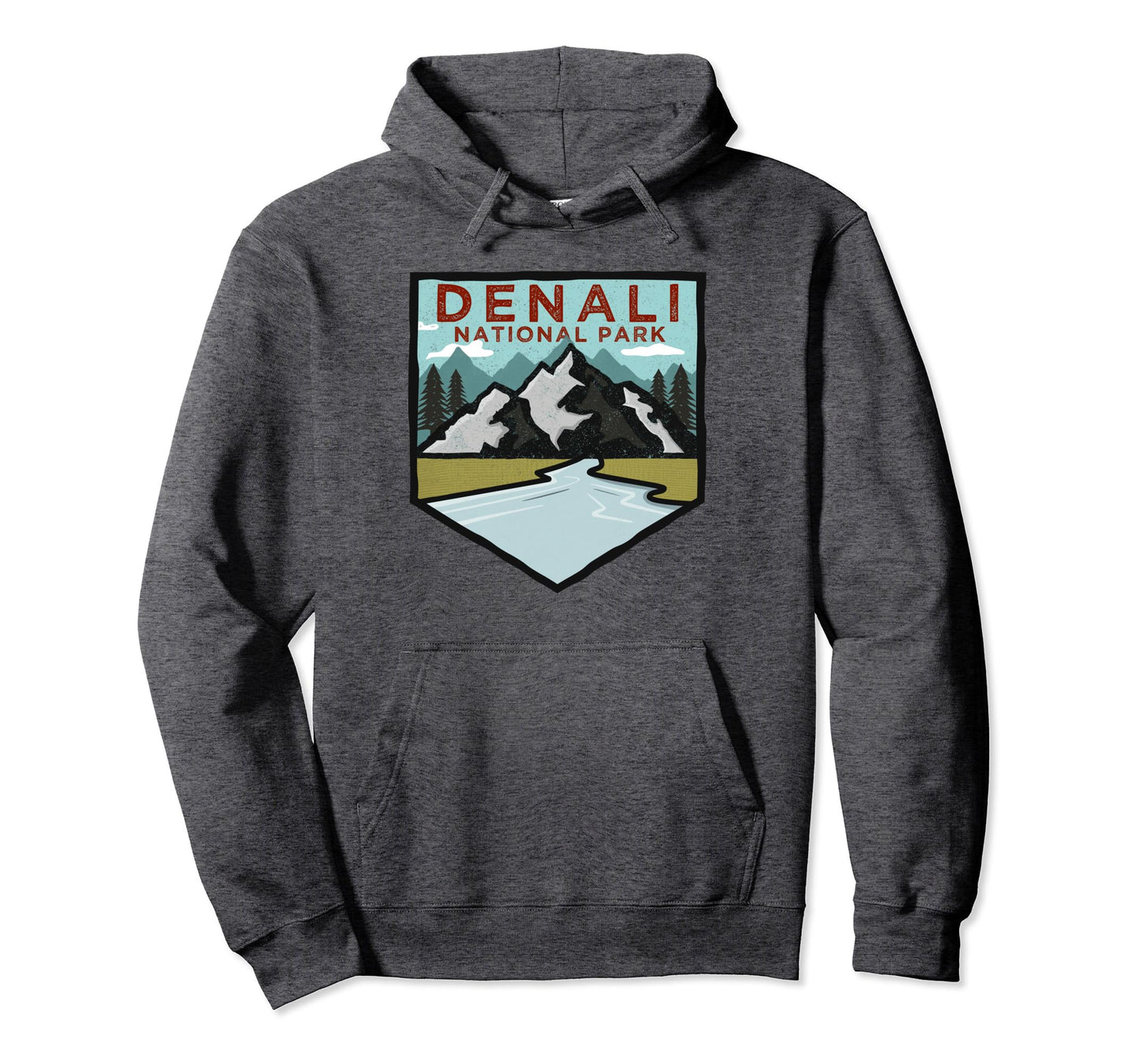 Denali National Park Gift Hoodie - Custom Art Print Men Women - T-Shirt, Sweatshirt, Hoodie
