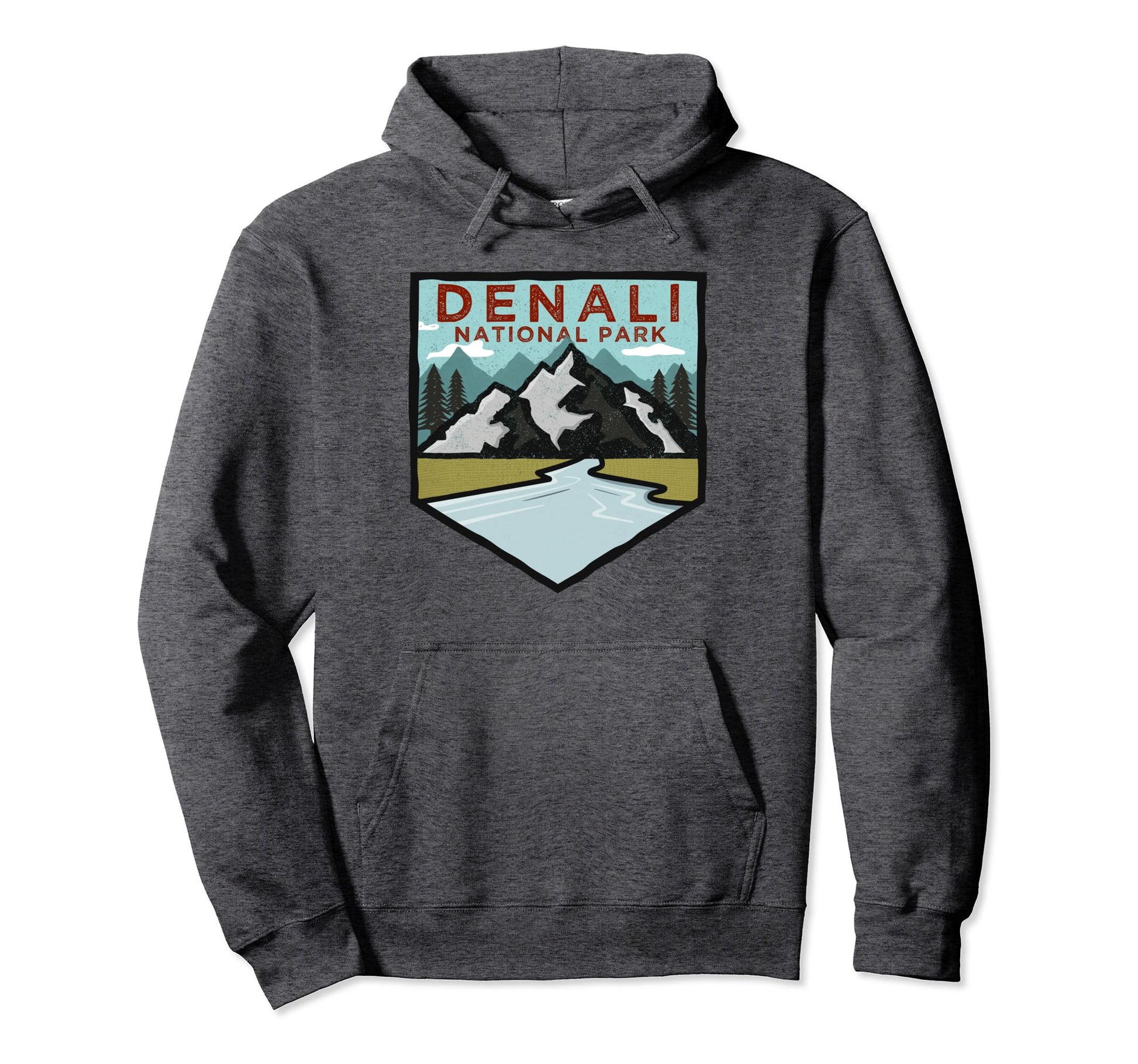 Denali National Park Gift Hoodie - Custom Art Print Men Women - T-Shirt, Sweatshirt, Hoodie