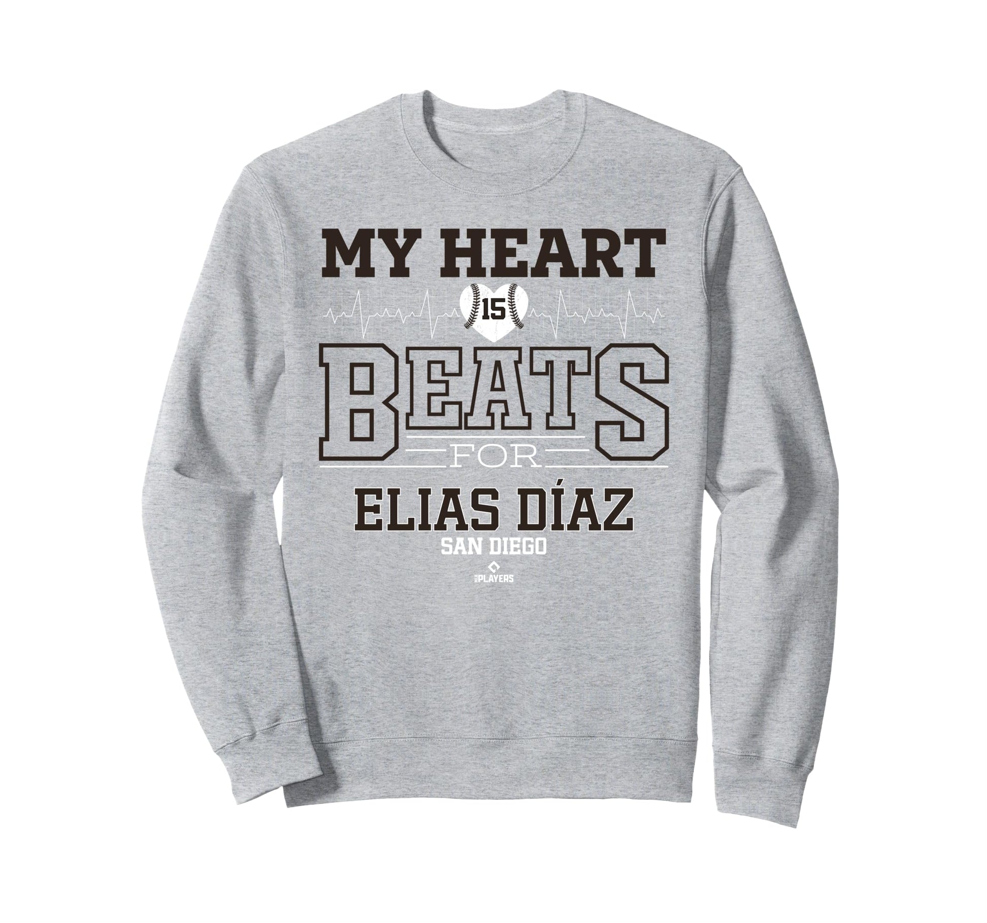 My Heart Beats Elias D Az San Sweatshirt - Casual Everyday Wear for Adults - T-Shirt, Sweatshirt, Hoodie