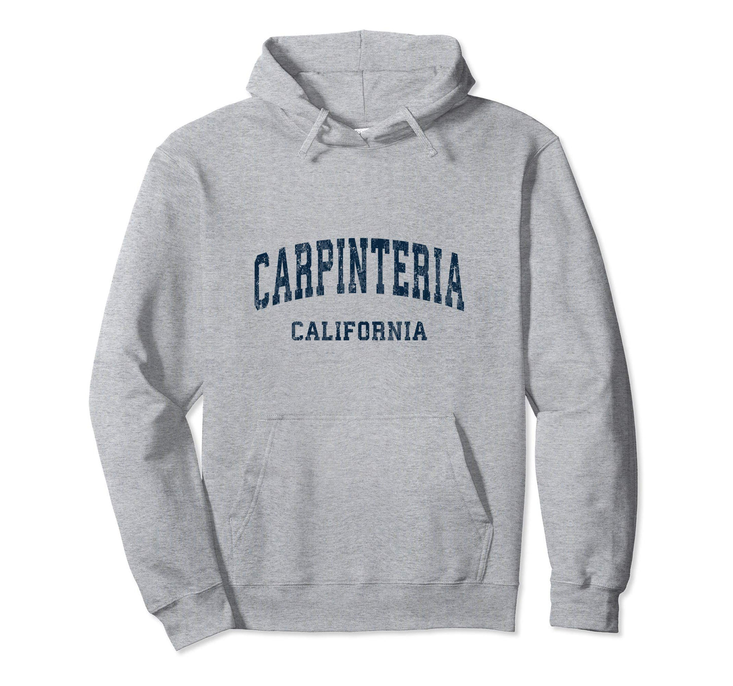 Carpinteria California Ca Varsity Hoodie - Novelty Apparel for Adults - T-Shirt, Sweatshirt, Hoodie
