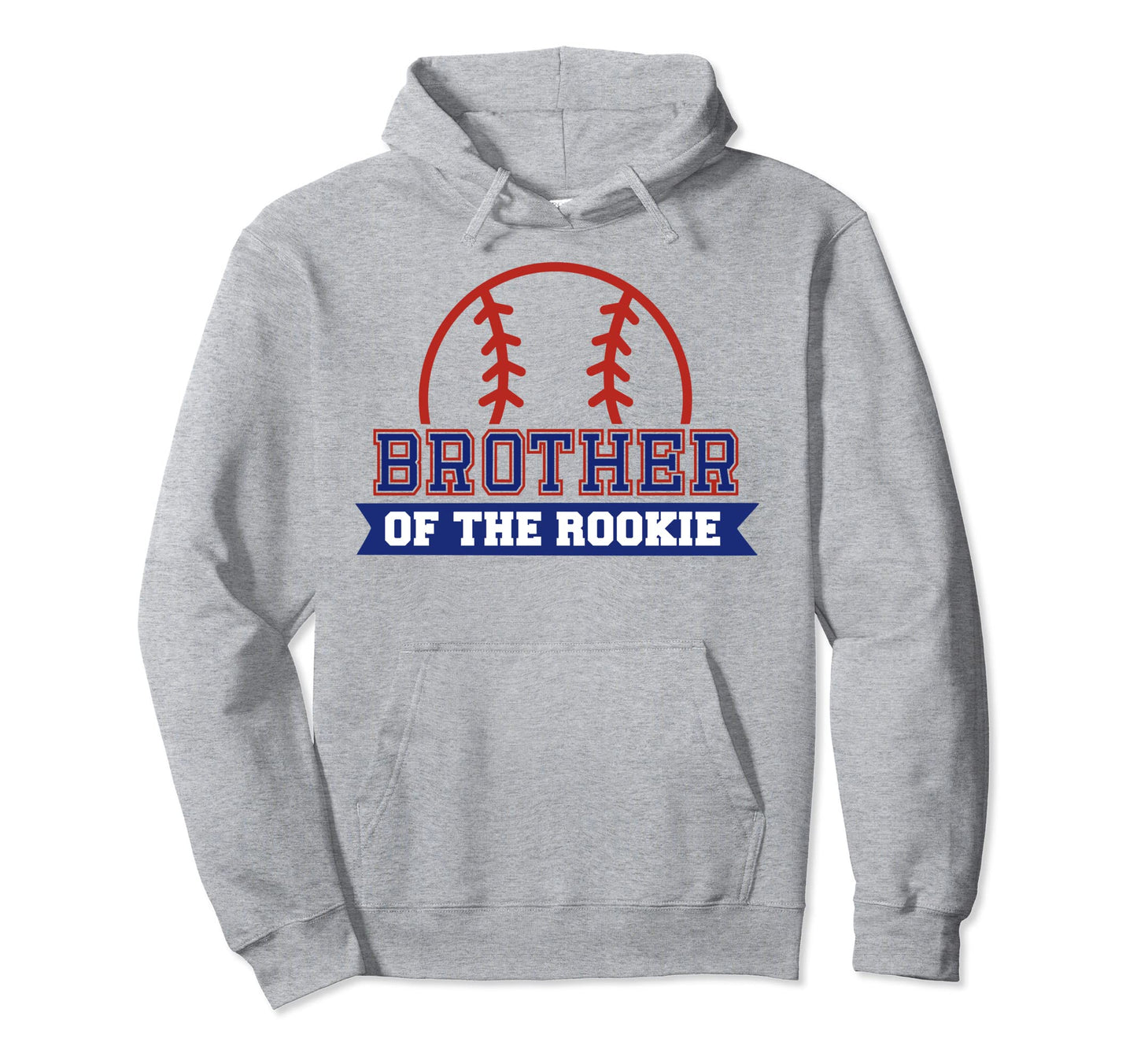 Brother Rookie 1St Birthday Baseball Hoodie - Graphic Print for Adults - T-Shirt, Sweatshirt, Hoodie