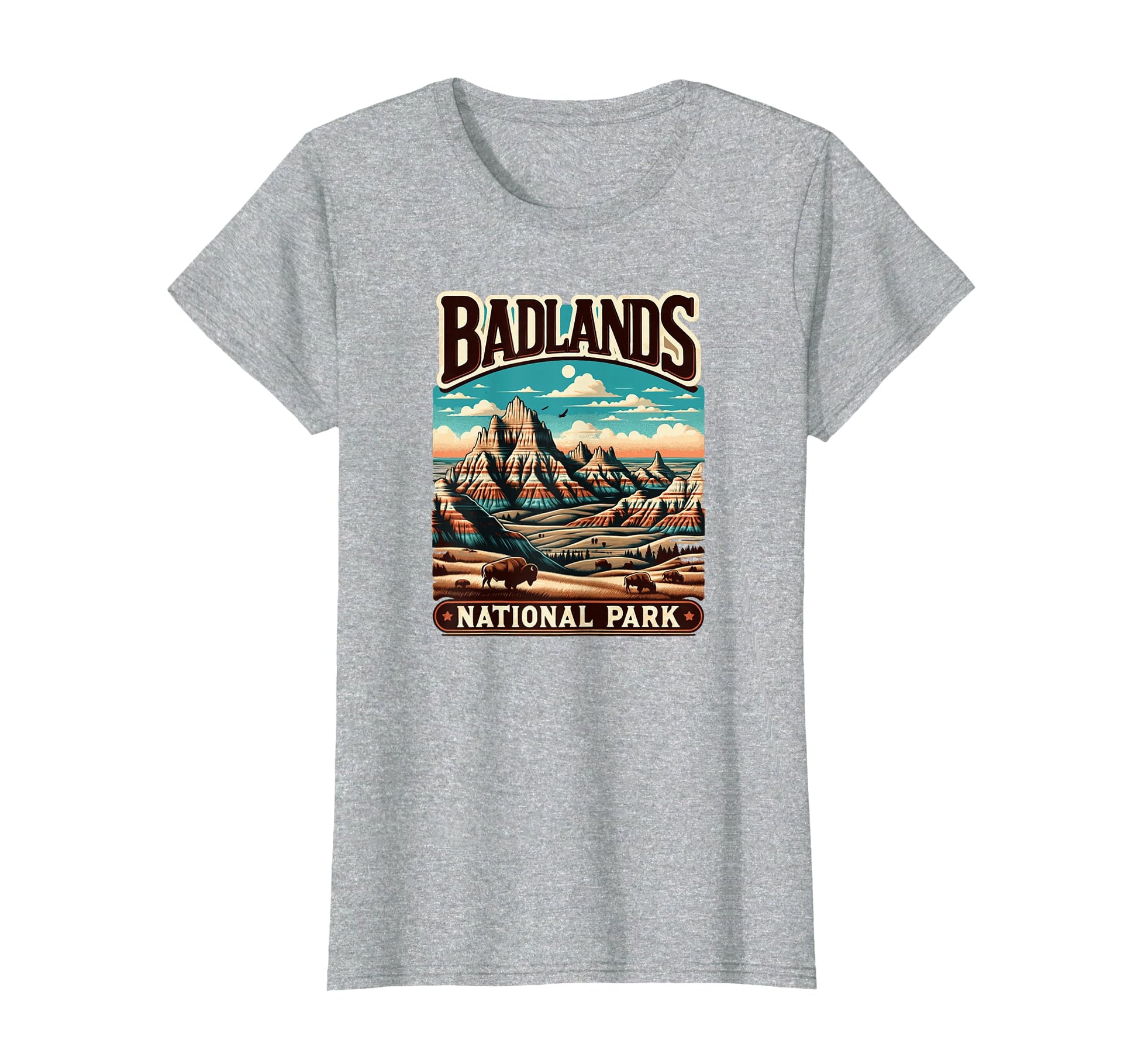 Badlands National Park Rock Formation T-Shirt - Unique Graphic for Adults - T-Shirt, Sweatshirt, Hoodie