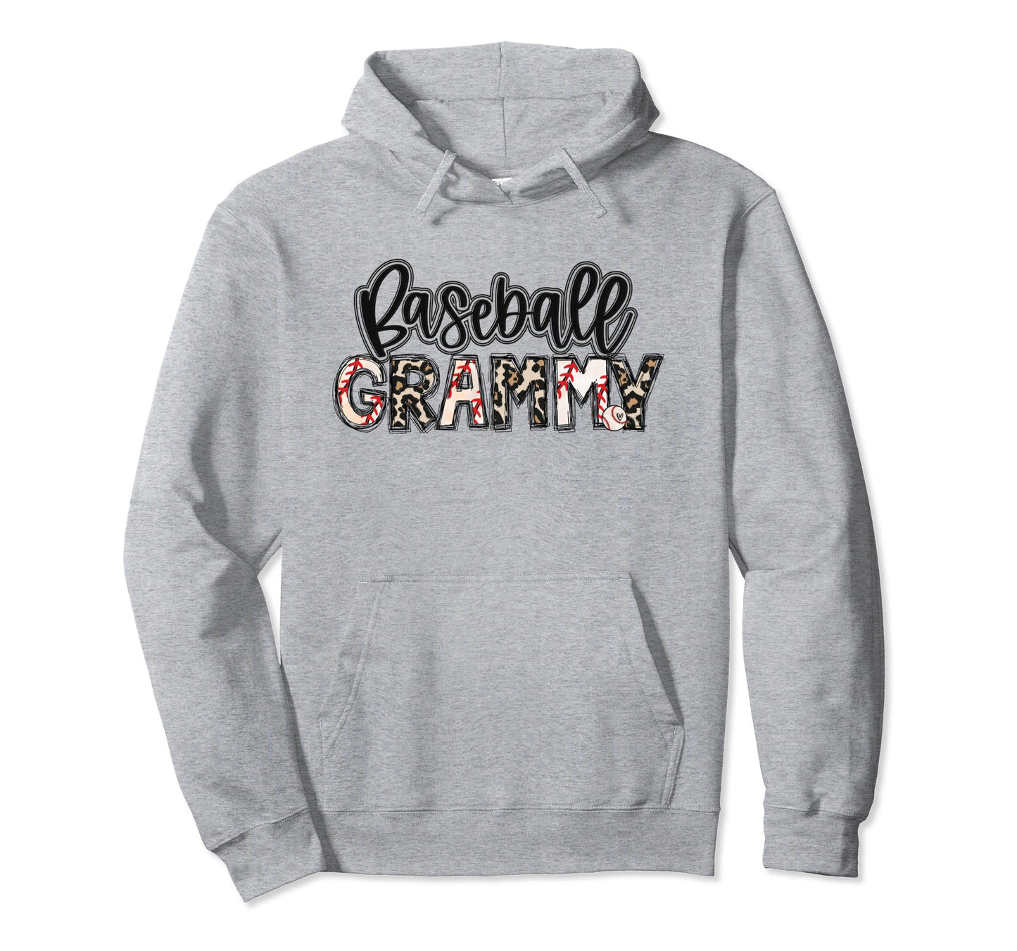 Baseball Grammy Leopard Proud Family Hoodie - Trendy Graphic for Adults - T-Shirt, Sweatshirt, Hoodie