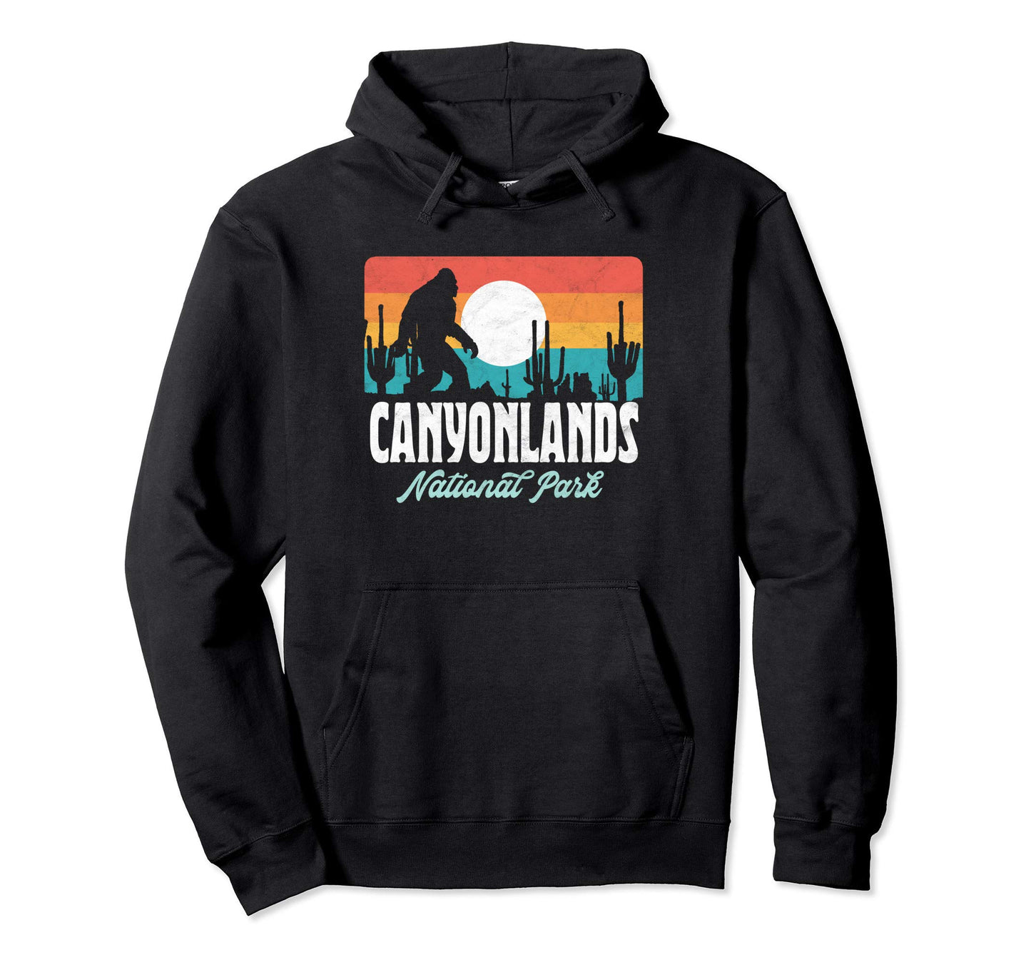 Canyonlands National Park Bigfoot Utah Hoodie - Minimalist Print Unisex - T-Shirt, Sweatshirt, Hoodie