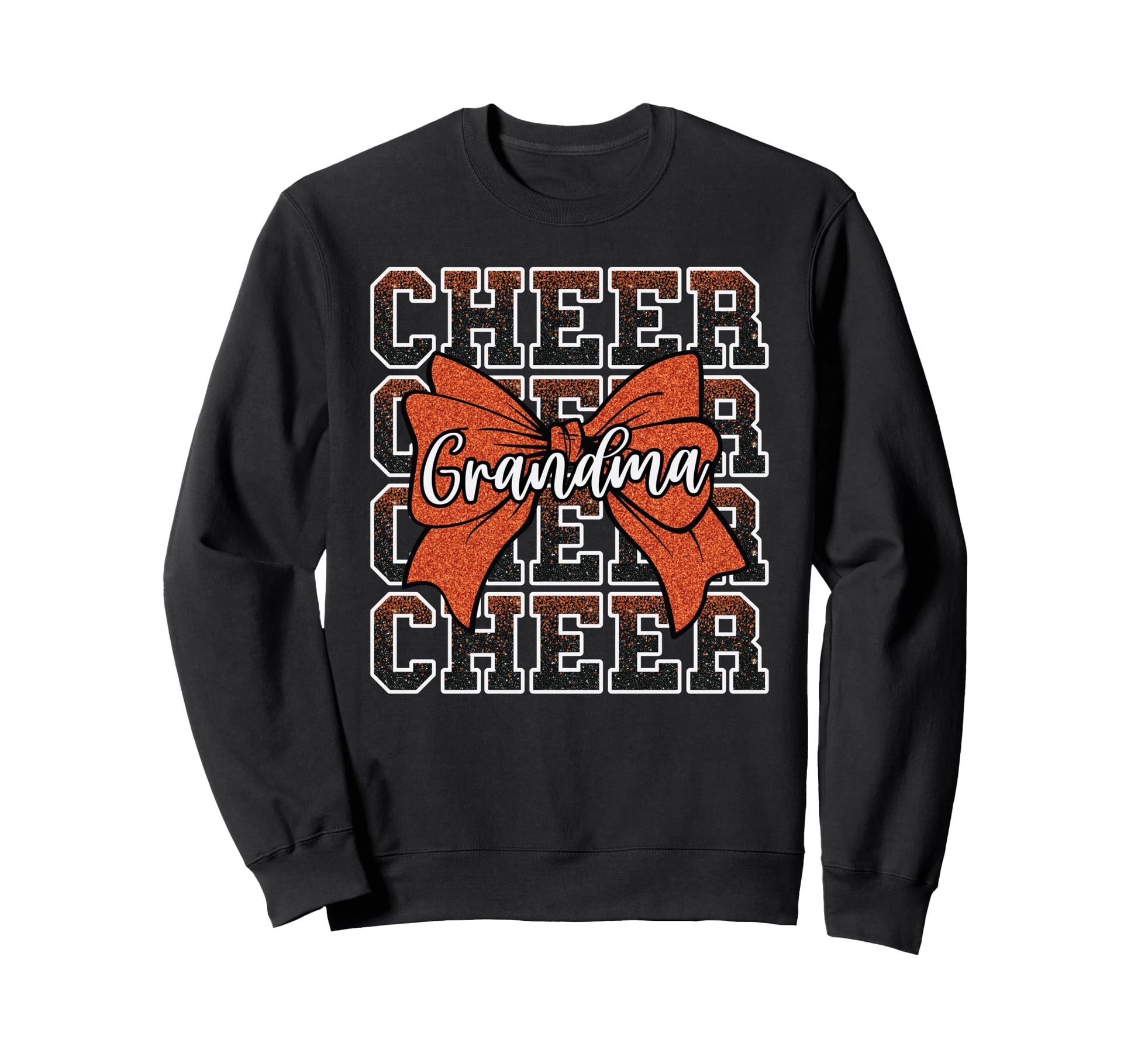 Cheer Grandma Bow Sport Sweatshirt - Casual Everyday Wear for Adults - T-Shirt, Sweatshirt, Hoodie