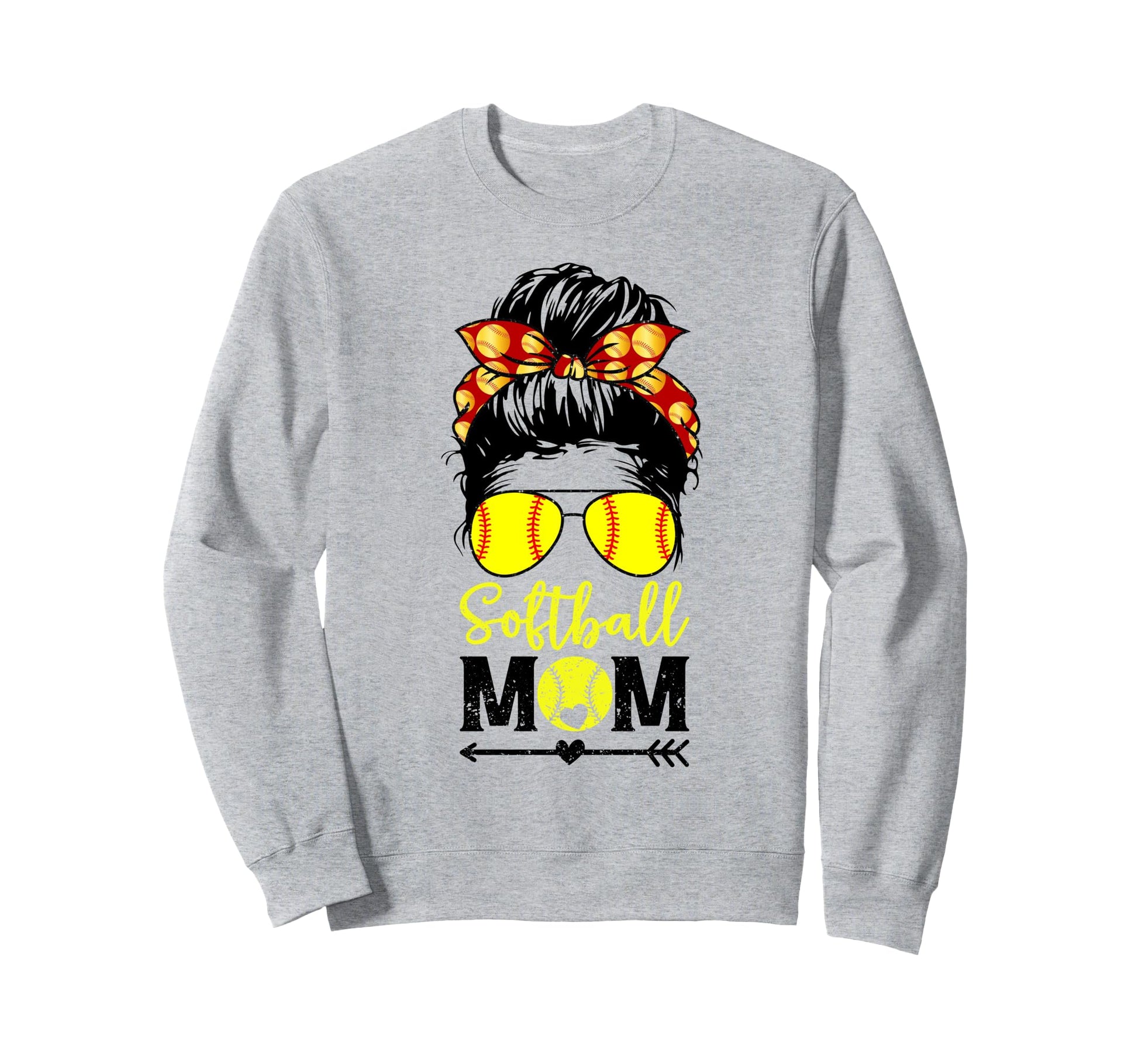 Travel Softball Mom Must Haves Leopard Sweatshirt - Graphic Print Unisex - T-Shirt, Sweatshirt, Hoodie