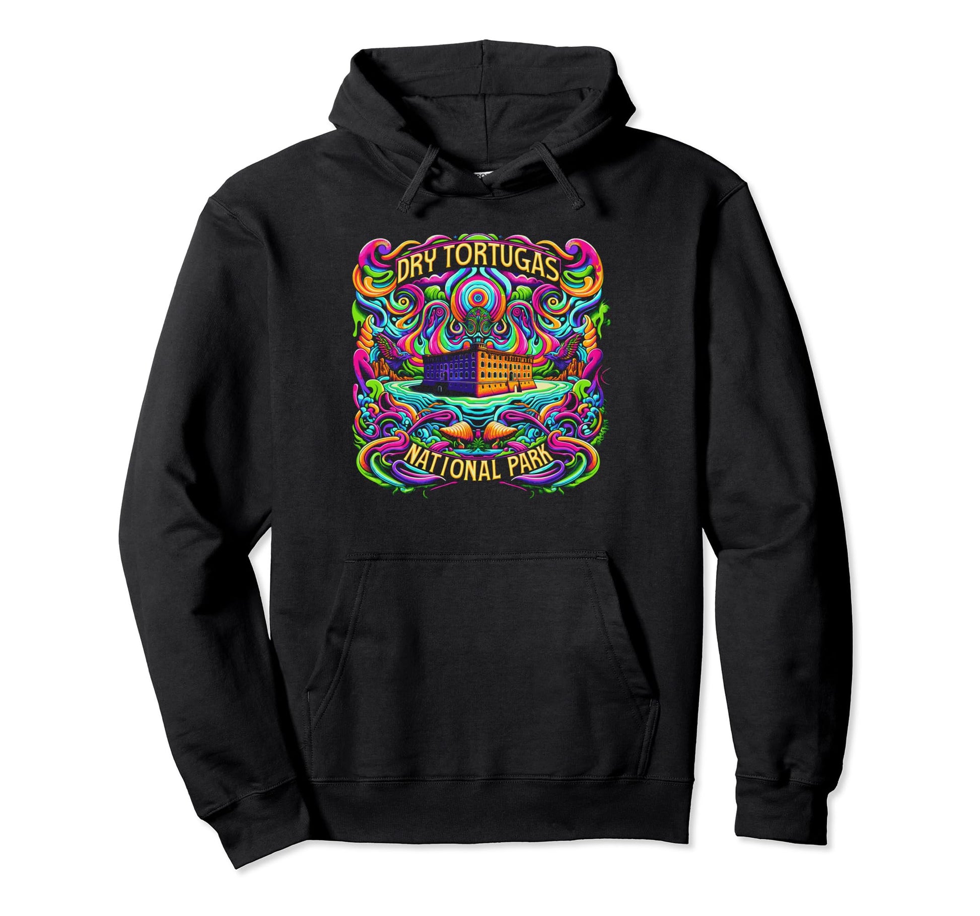 Dry Tortugas National Park 60S Hoodie - Casual Everyday Wear Unisex - T-Shirt, Sweatshirt, Hoodie