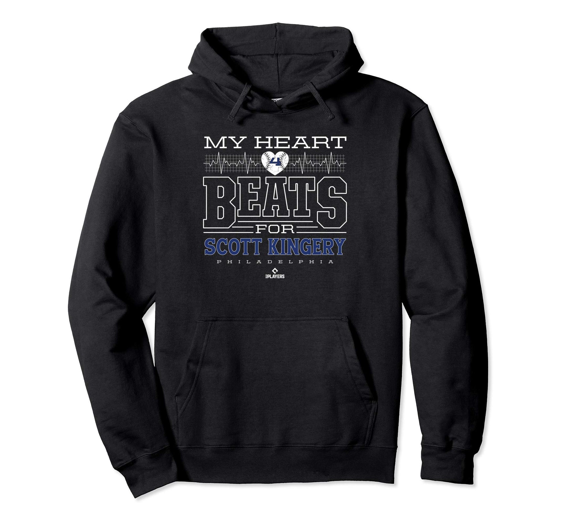 My Heart Beats Scott Kingery Hoodie - Graphic Print Unisex - T-Shirt, Sweatshirt, Hoodie