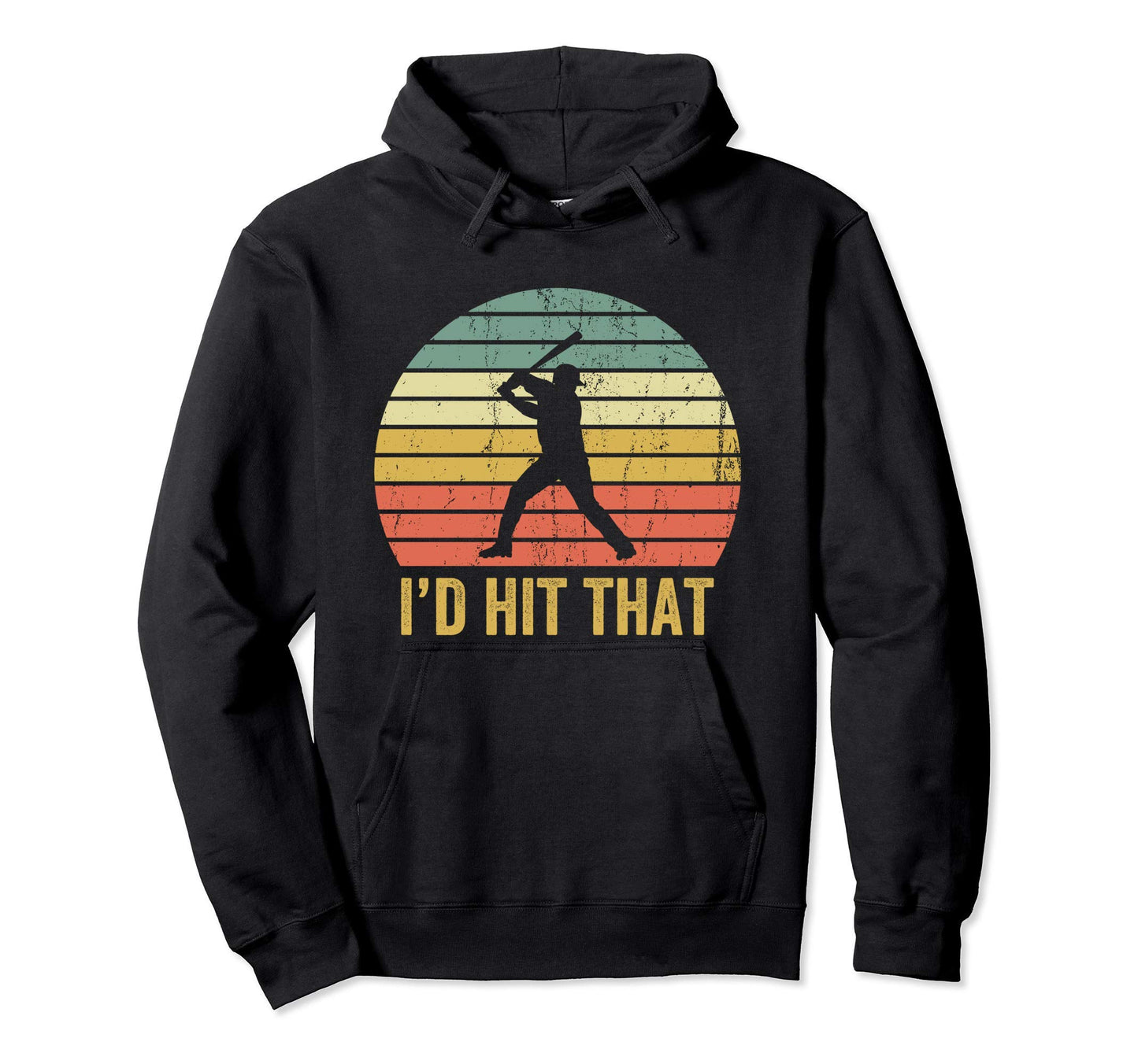 Baseball Player Funny Batter Hit Sport Hoodie - Unique Graphic for Adults - T-Shirt, Sweatshirt, Hoodie