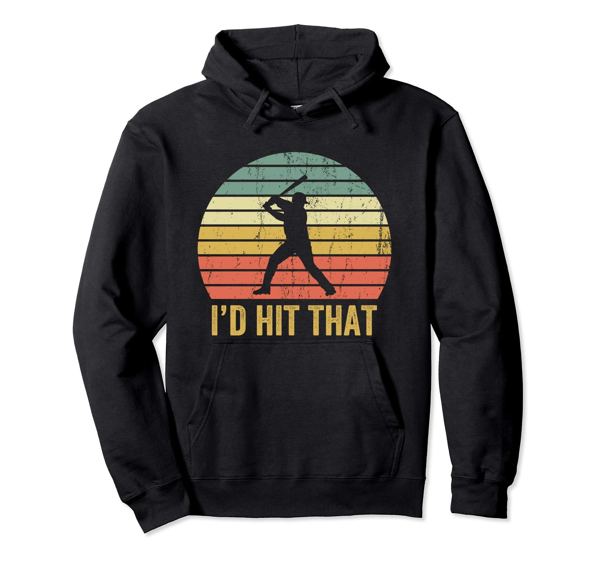 Baseball Player Funny Batter Hit Sport Hoodie - Unique Graphic for Adults - T-Shirt, Sweatshirt, Hoodie