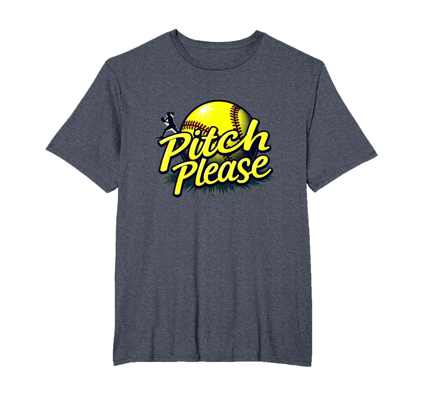 Pitch Please Softball Sassy Athlete T-Shirt - Unique Graphic Men Women - T-Shirt, Sweatshirt, Hoodie