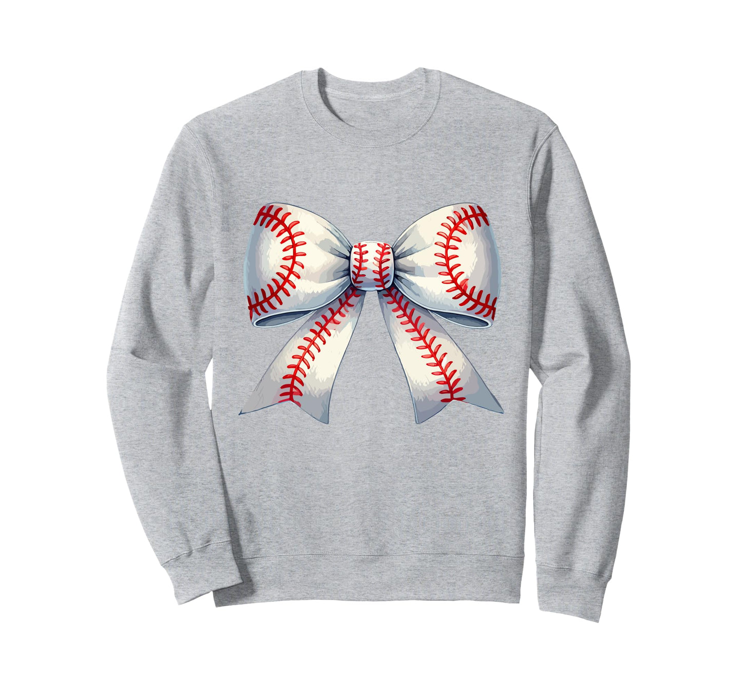 Coquette Baseball Bow Baseball Mom Sweatshirt - Trendy Graphic Men Women - T-Shirt, Sweatshirt, Hoodie