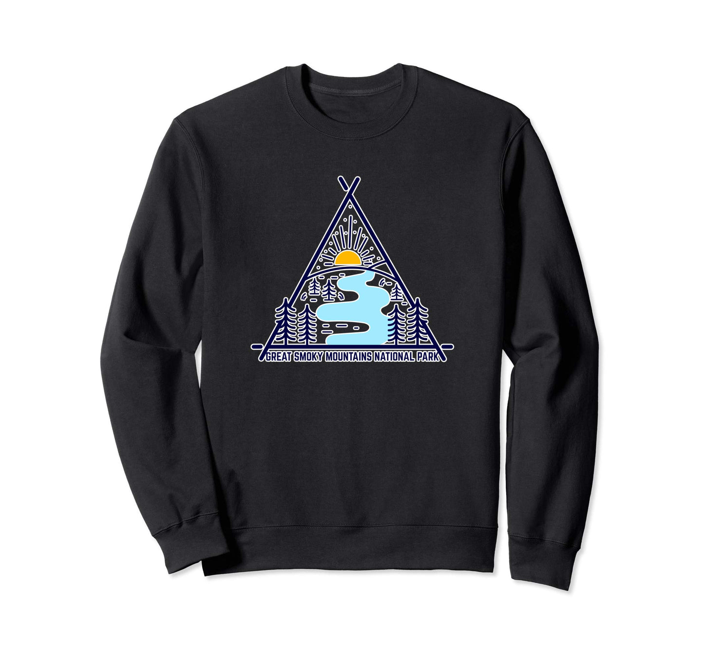 Great Smoky Mountains National Park Sweatshirt - Novelty Apparel for Adults - T-Shirt, Sweatshirt, Hoodie