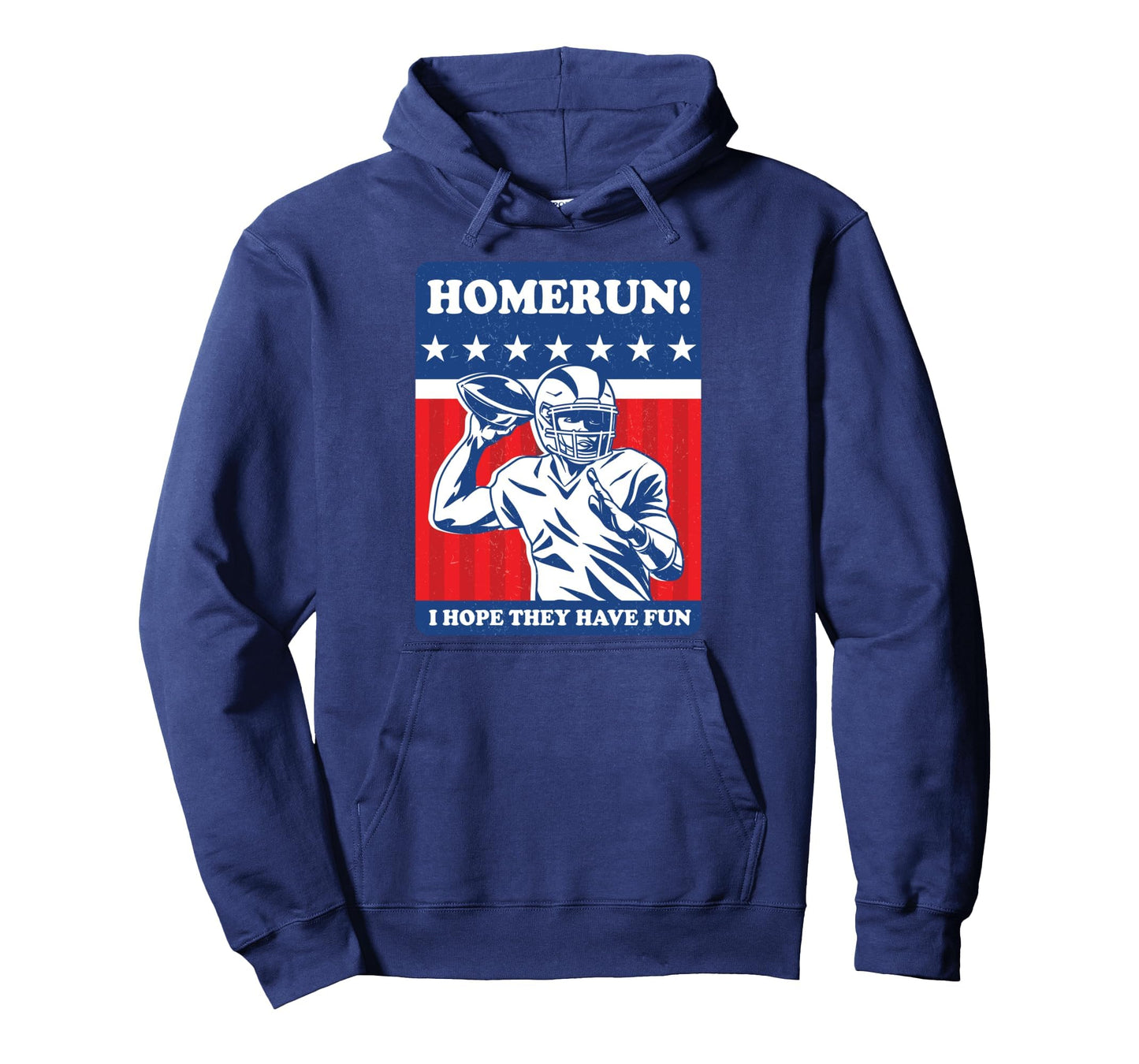 Funny Homerun Baseball American Hoodie - Fun Novelty Design Unisex - T-Shirt, Sweatshirt, Hoodie