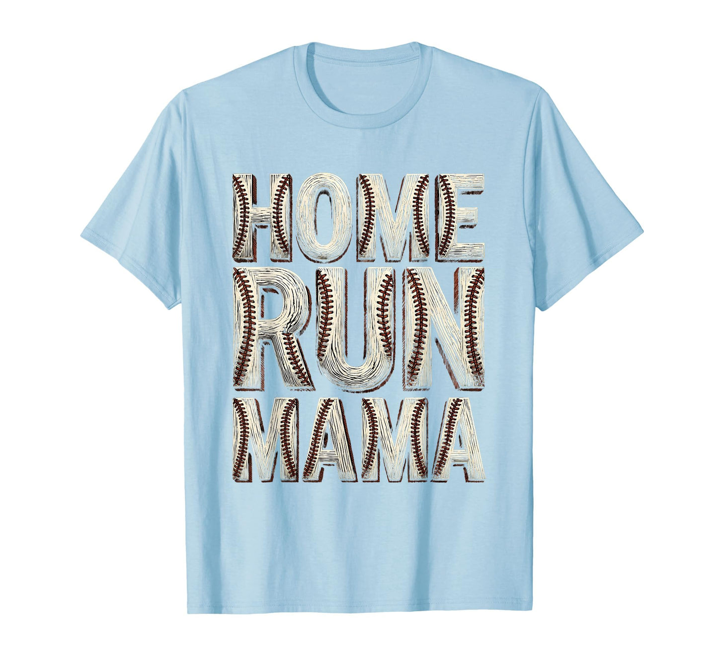 Home Run Mama Baseball Mom T-Shirt - Graphic Print Unisex - T-Shirt, Sweatshirt, Hoodie