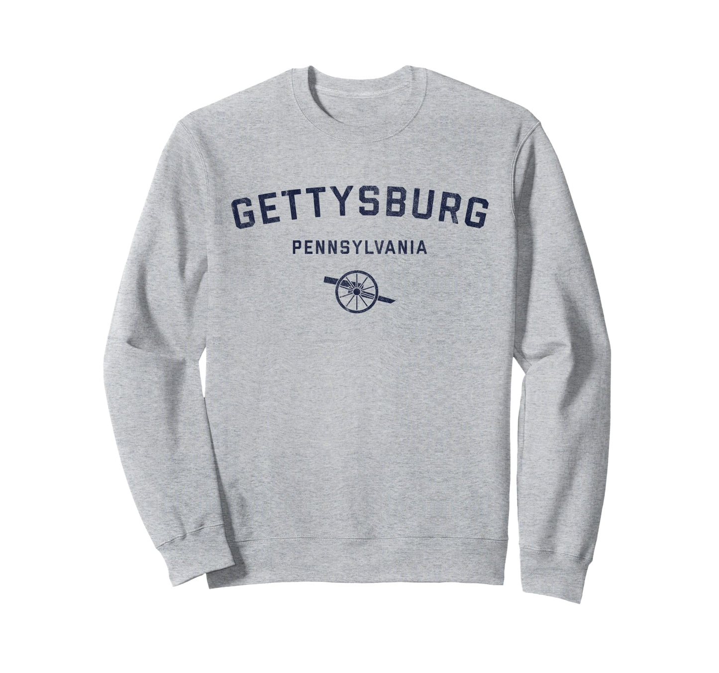 Varsity Gettysburg Pennsylvania Sweatshirt - Fun Novelty Design for Adults - T-Shirt, Sweatshirt, Hoodie