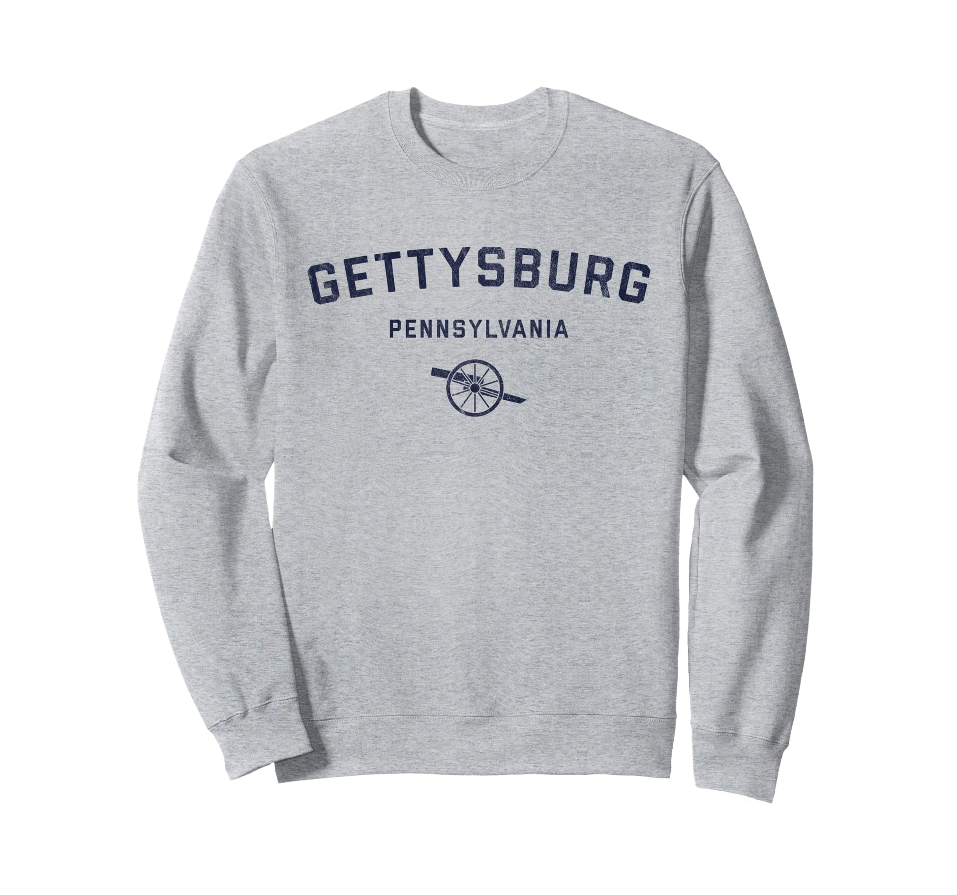 Varsity Gettysburg Pennsylvania Sweatshirt - Fun Novelty Design for Adults - T-Shirt, Sweatshirt, Hoodie