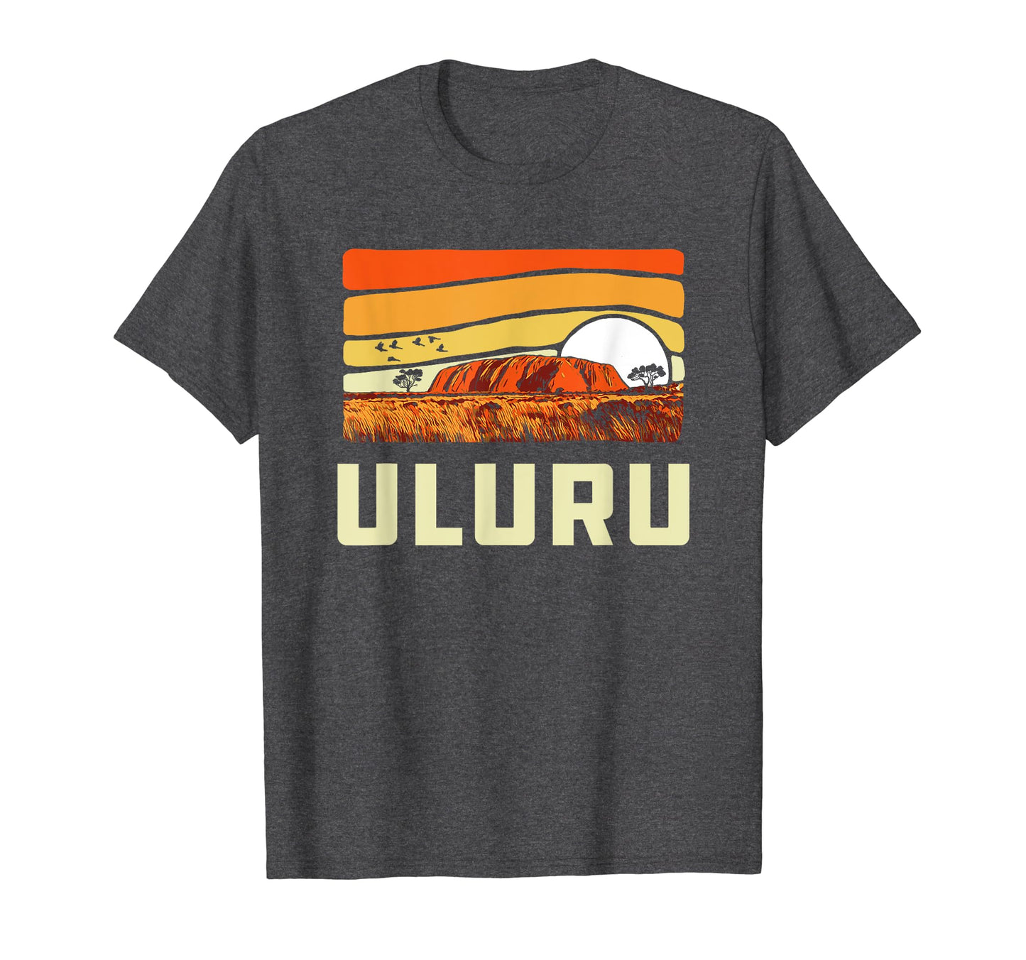 Ayers Rock Uluru Australia Landmark T-Shirt - Minimalist Print for Adults - T-Shirt, Sweatshirt, Hoodie