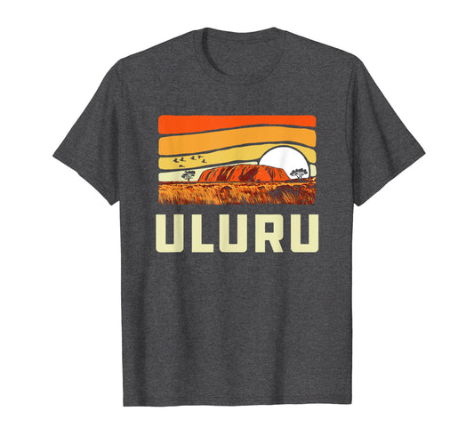 Ayers Rock Uluru Australia Landmark T-Shirt - Minimalist Print for Adults - T-Shirt, Sweatshirt, Hoodie